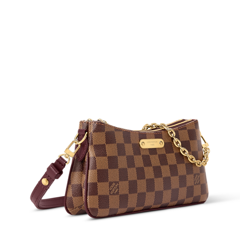 Pochette Liv Damier Ebene Canvas in Women's Wallets and Small Leather Goods Nano Bags and Chain Wallets collections by Louis Vuitton (Product zoom)
