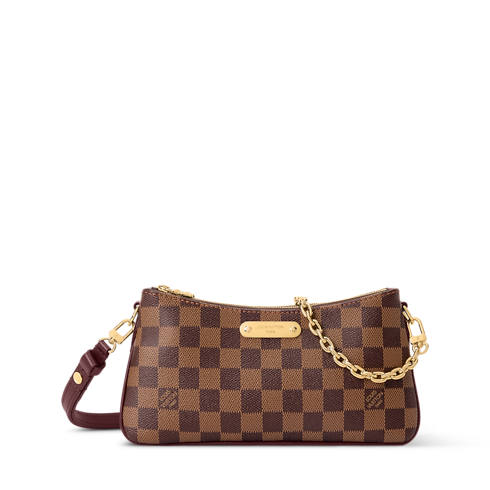 Pochette Liv Damier Ebene Canvas in Women's Wallets and Small Leather Goods Nano Bags and Chain Wallets collections by Louis Vuitton (Product zoom)