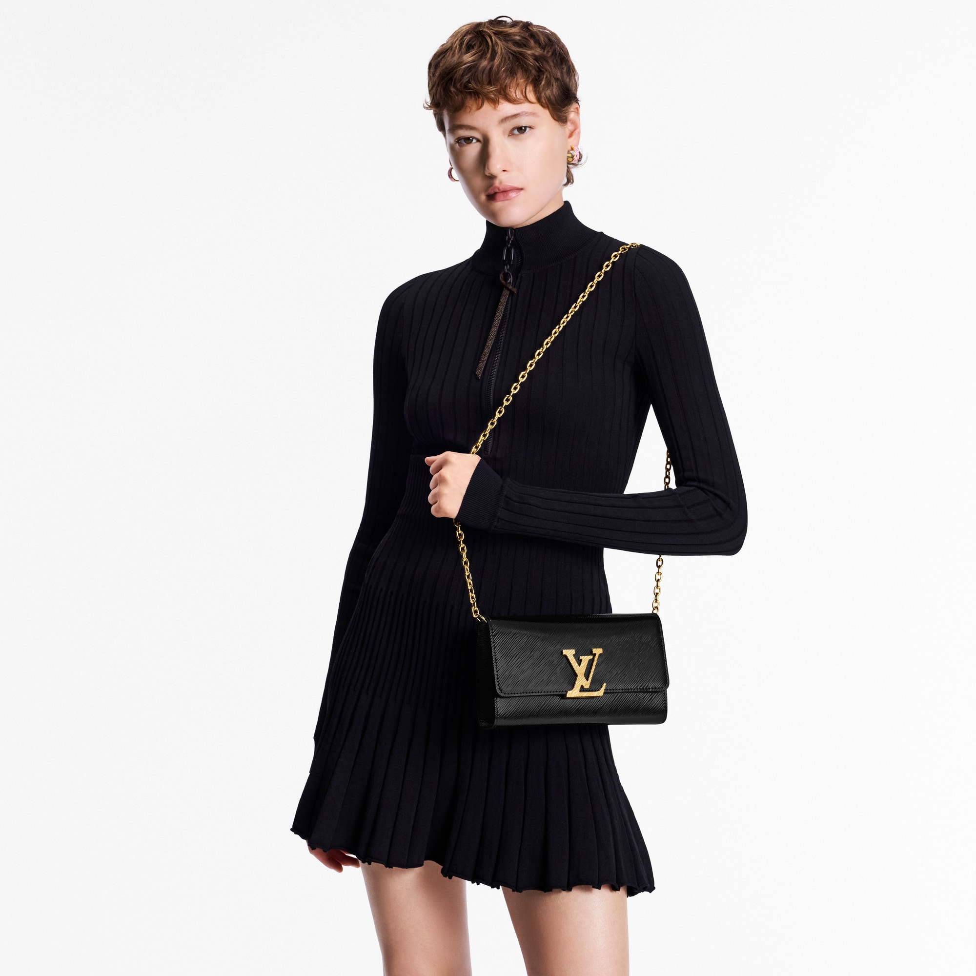 Pochette Louise Epi Leather in Women