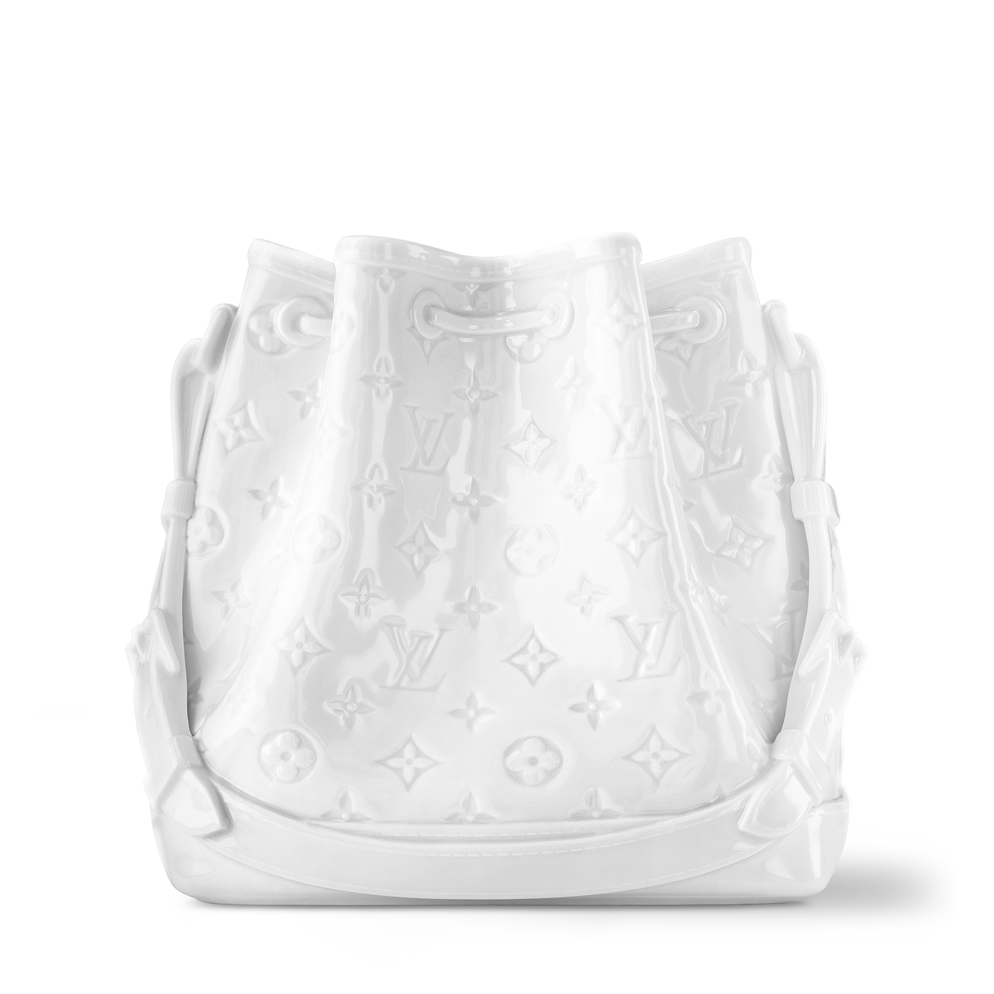 Porcelain Vase Noé BB Monogram Canvas in Trunks, Travel and Home