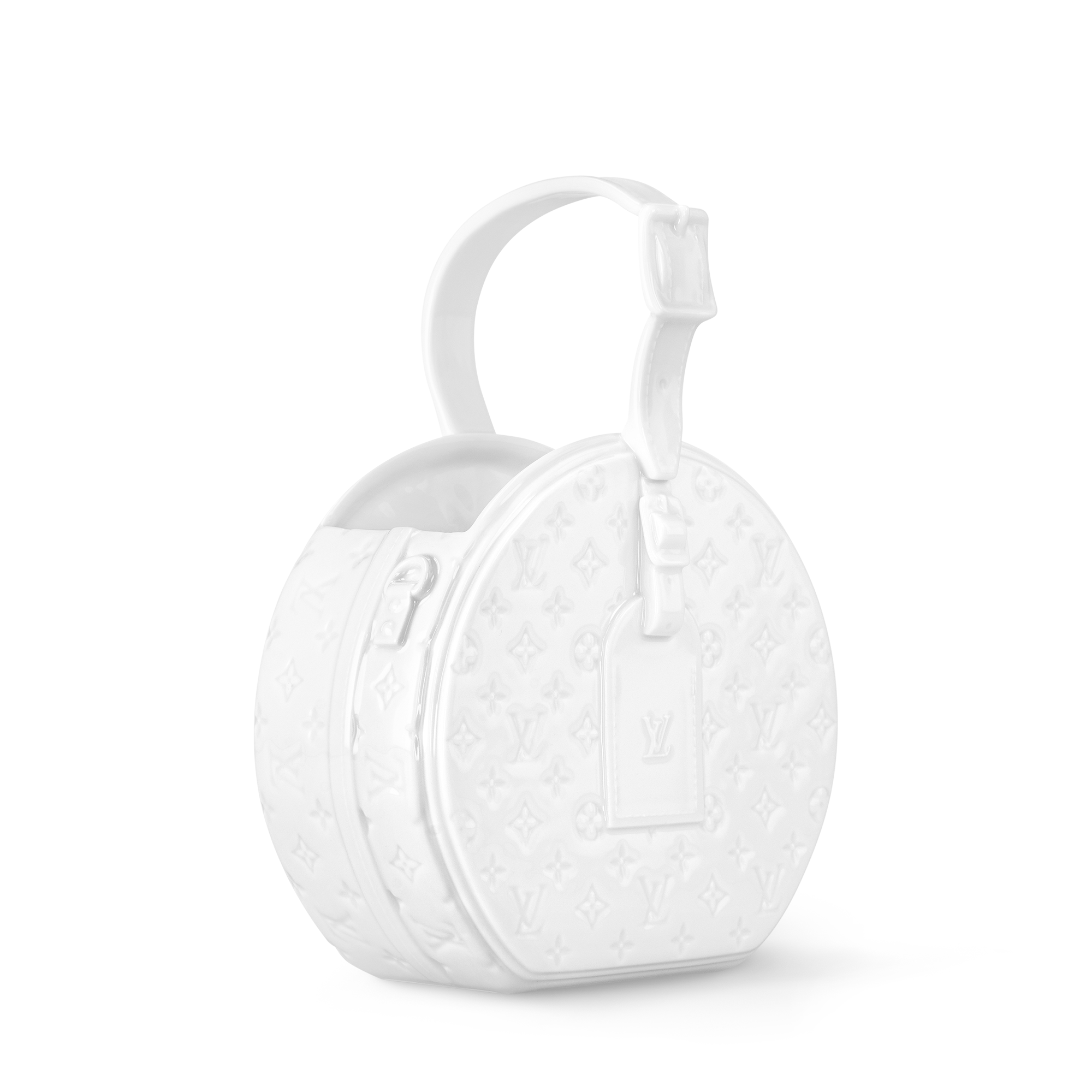 Porcelain Vase Petite Boite Chapeau Monogram Canvas in Trunks, Travel and Home