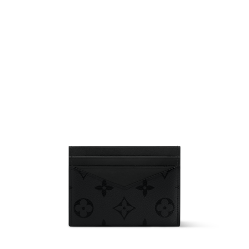 Porte-cartes triple Monogram Midnight in Bags and Small Leather Goods's Men Small Leather Goods Card Holders collections by Louis Vuitton (Product zoom)