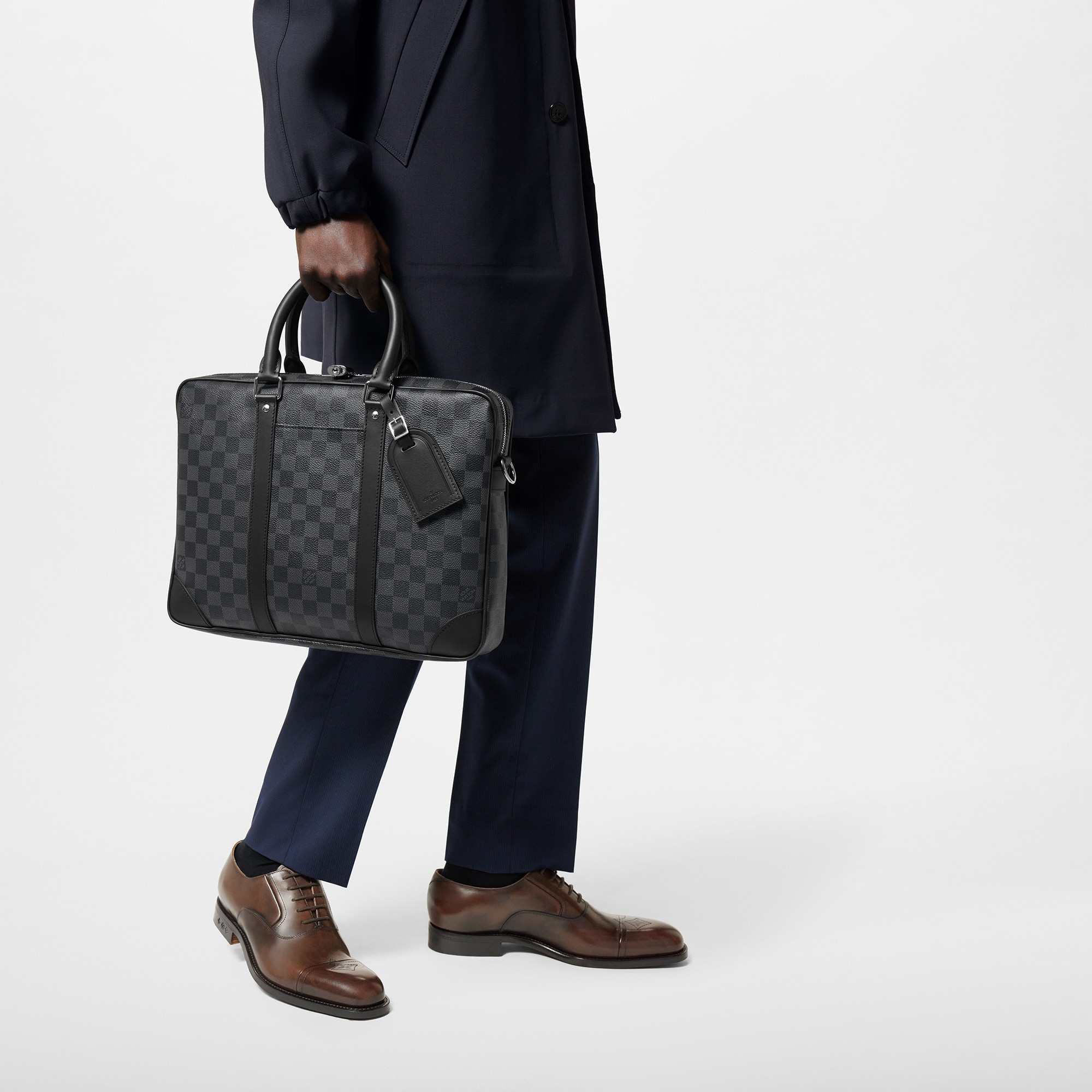 Porte-Documents Voyage PM Damier Graphite Canvas in Men