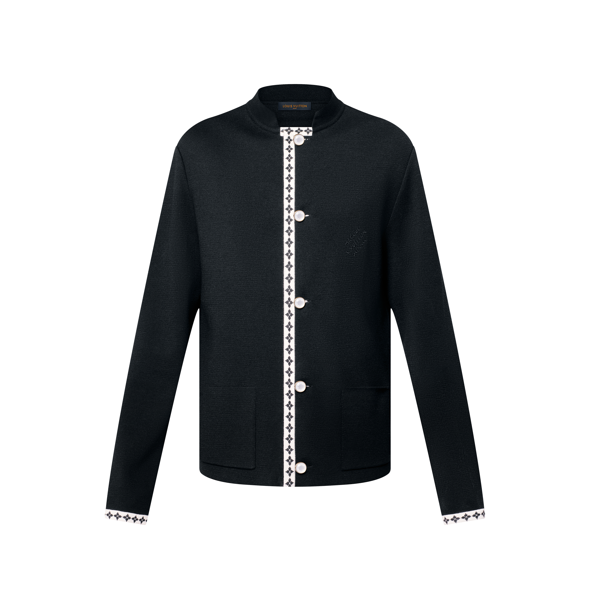 Preppy Knitted Wool Blazer  in Men