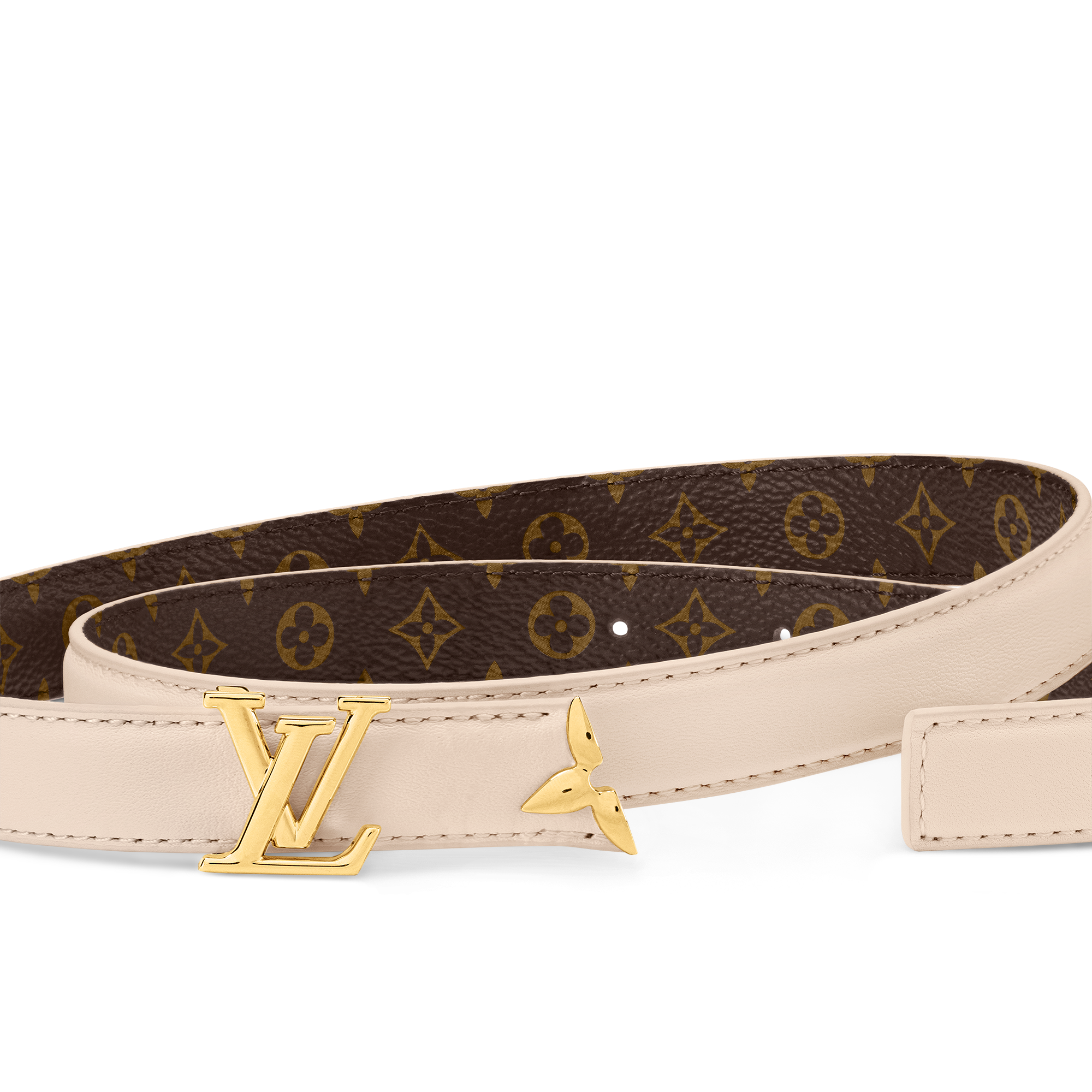 Pretty LV 20mm Reversible Belt Monogram Canvas in Women