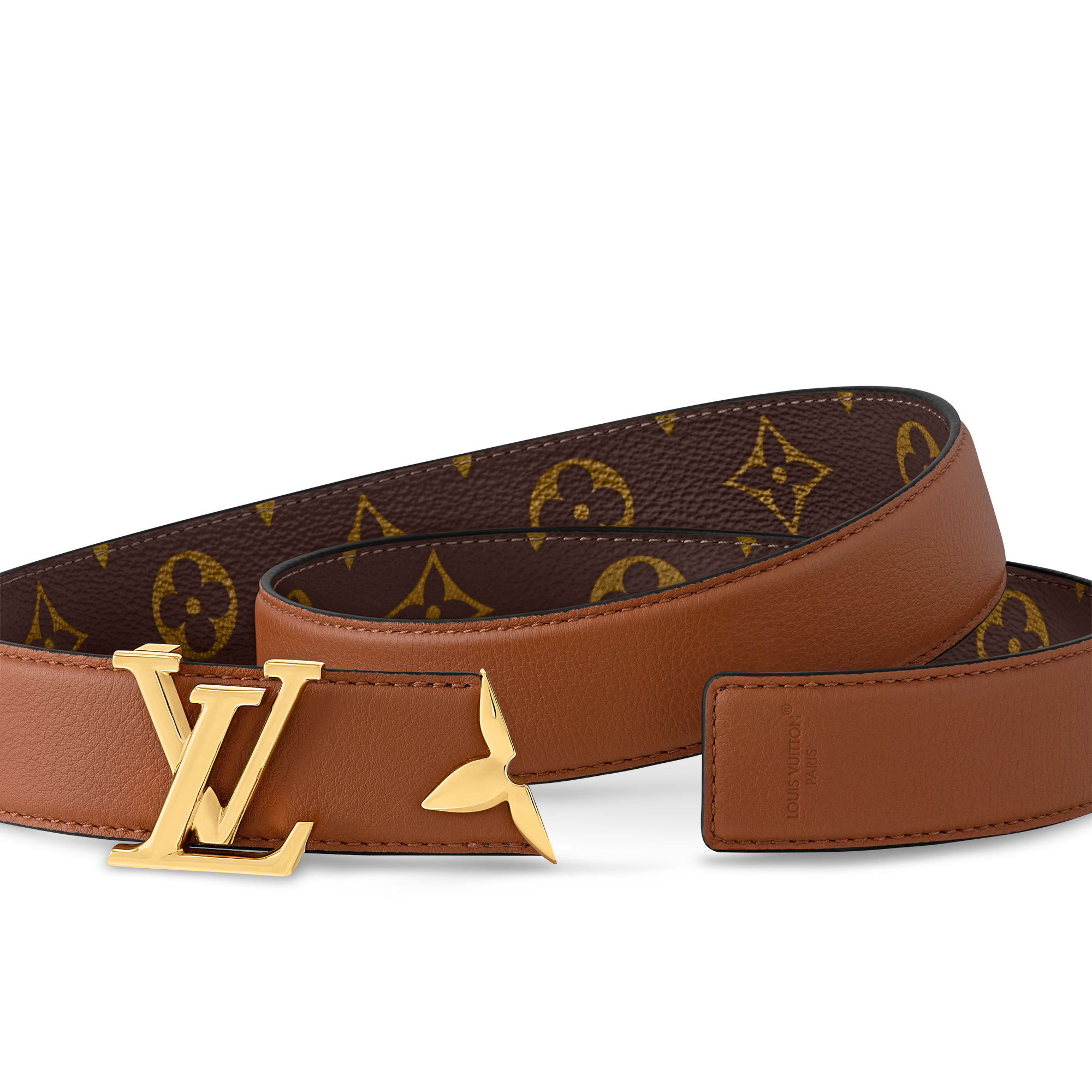 Pretty LV 30mm Reversible Belt Monogram Canvas in Women