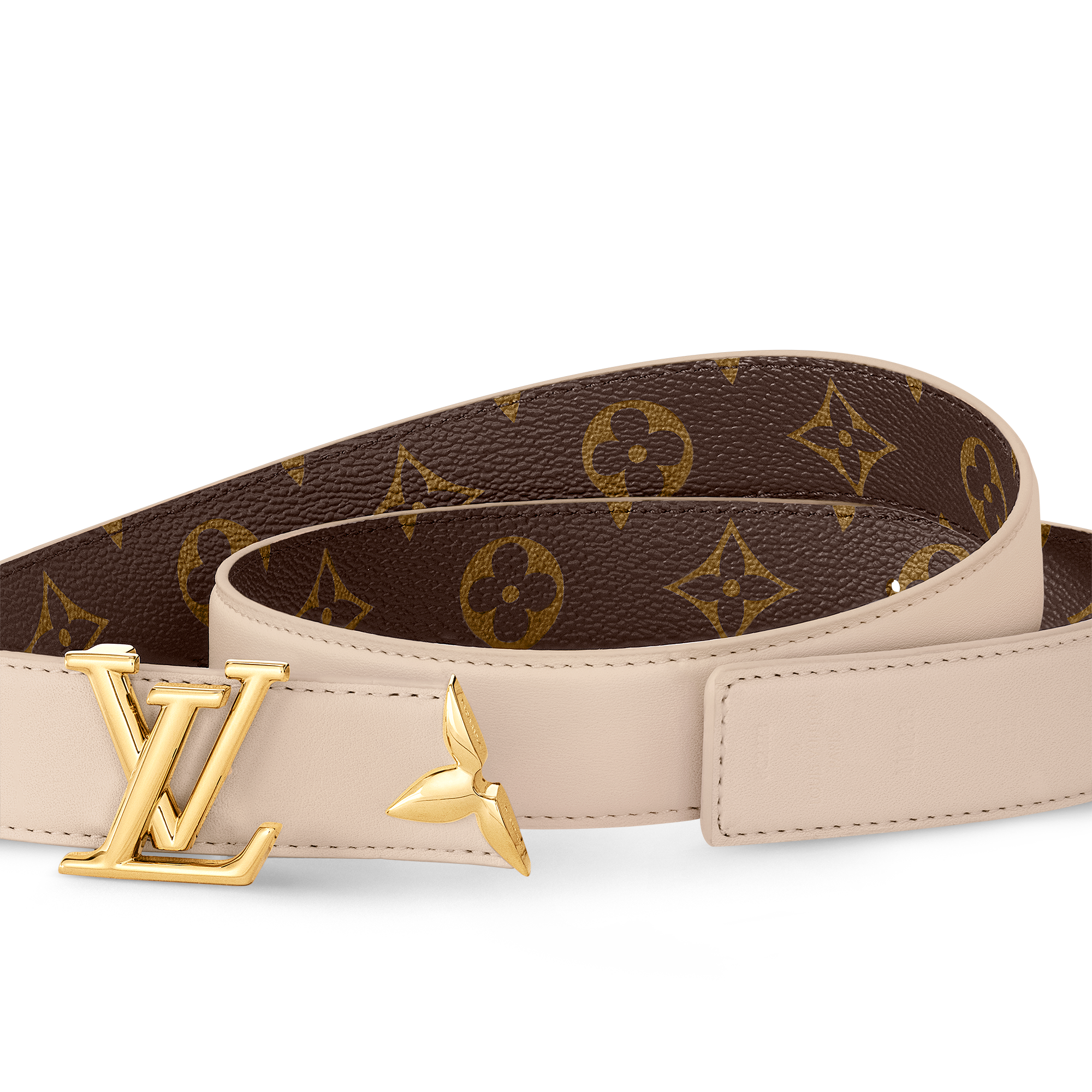 Pretty LV 30mm Reversible Belt Monogram Canvas in Women
