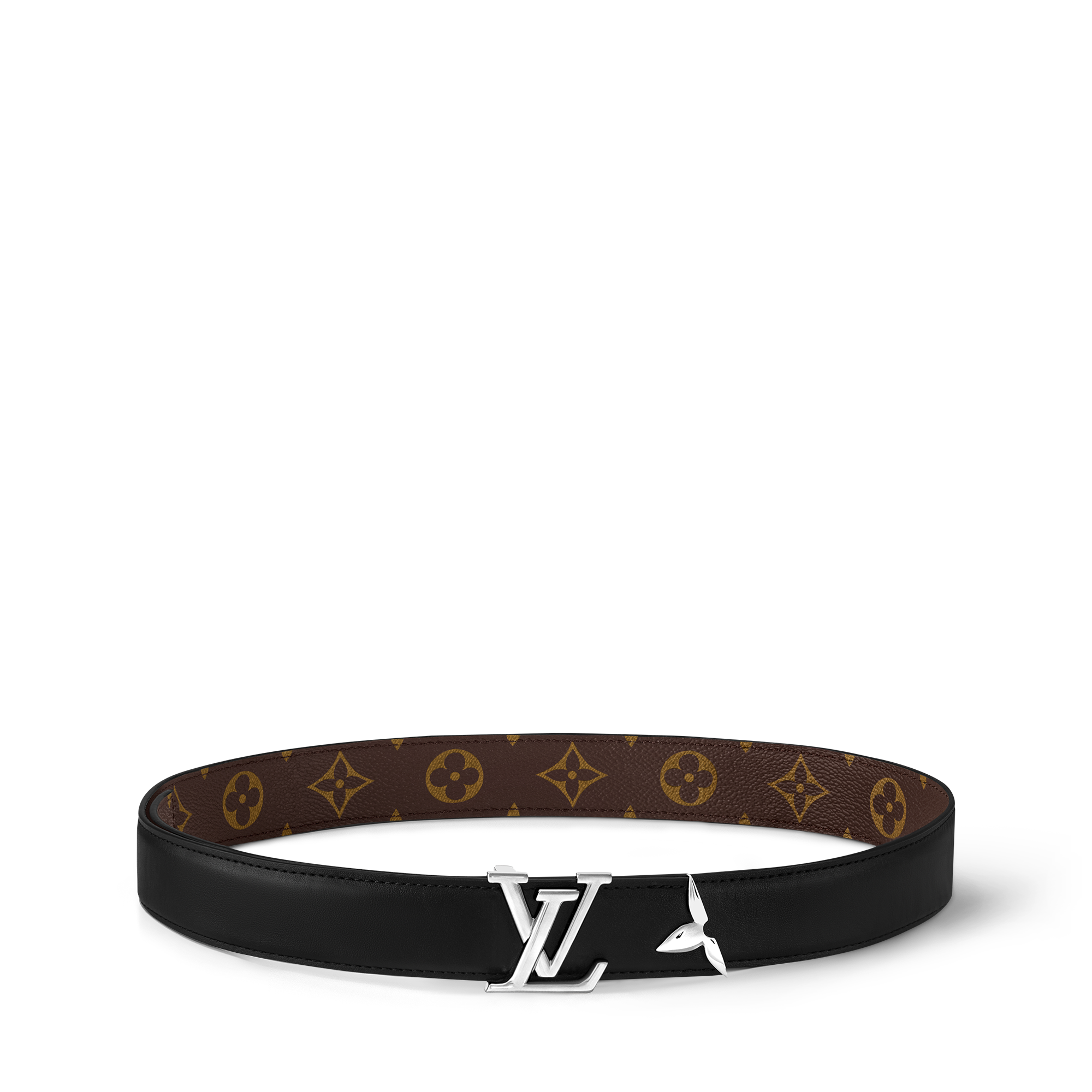 Pretty LV 30mm Reversible Belt Monogram Canvas in Women