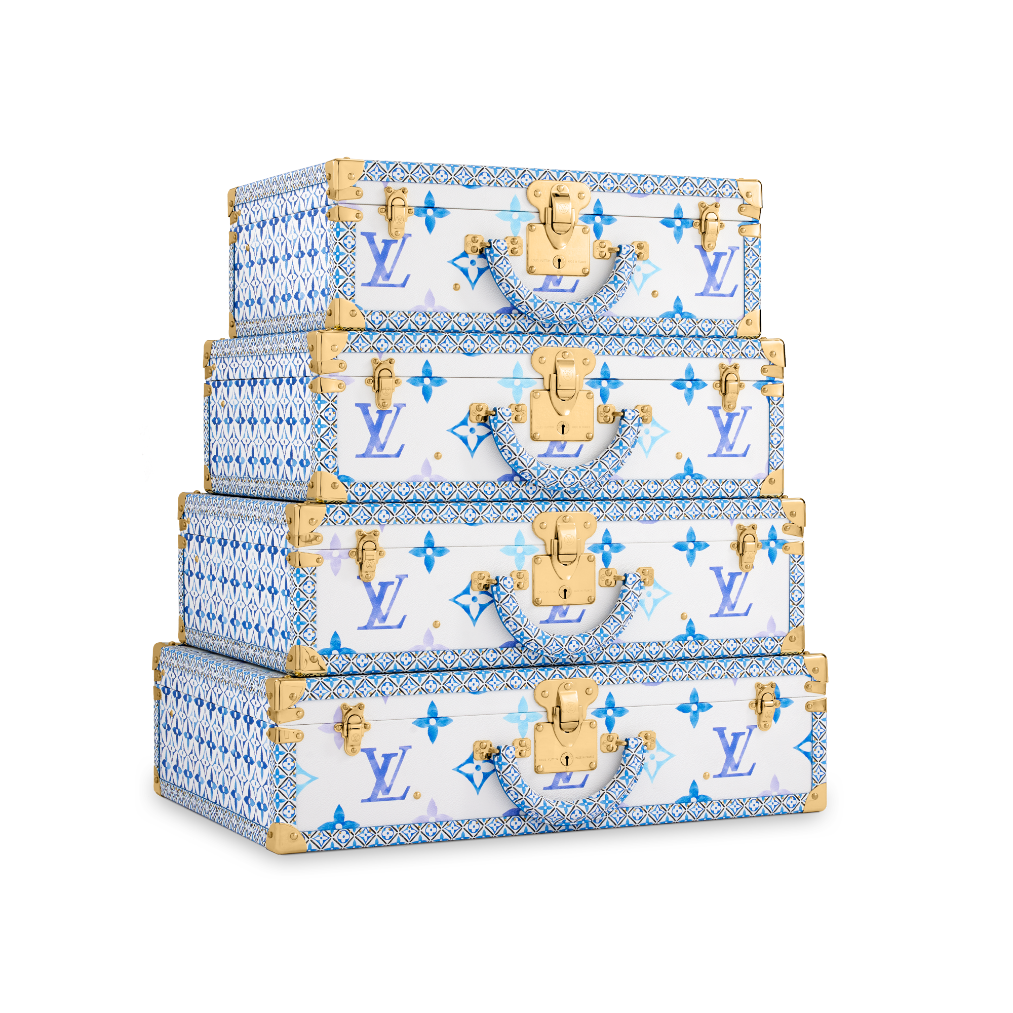 Pyramide Bisten LV by the Pool Other Monogram Canvas in Trunks, Travel and Home