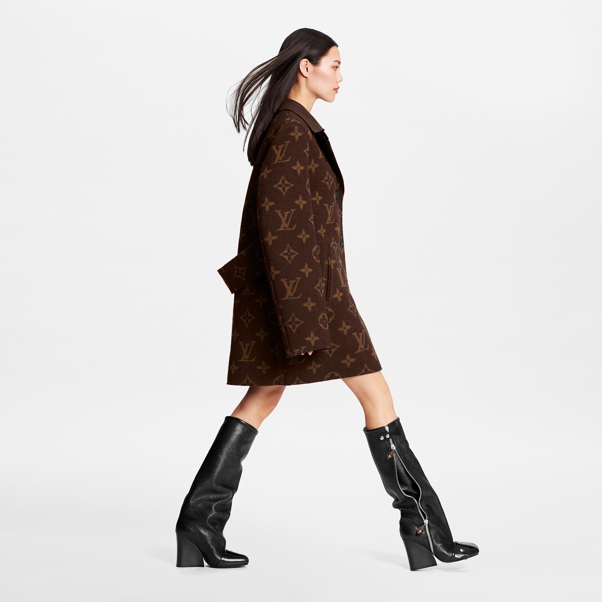 louis vuitton monogram knee high boots