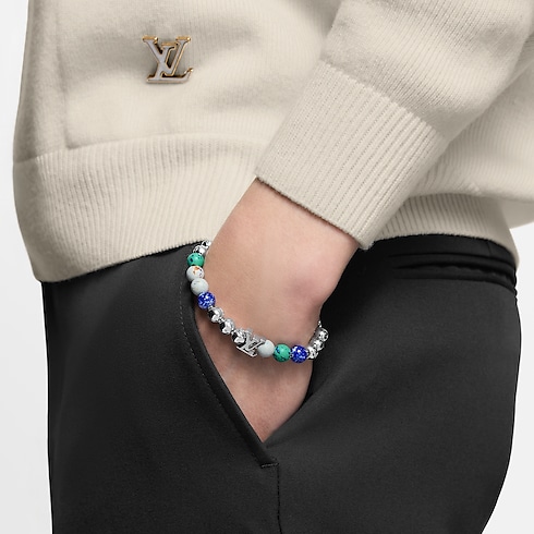 Recycled Monogram Beads Bracelet S00 in Men's Fashion Jewelry Bracelets collections by Louis Vuitton (Product zoom)