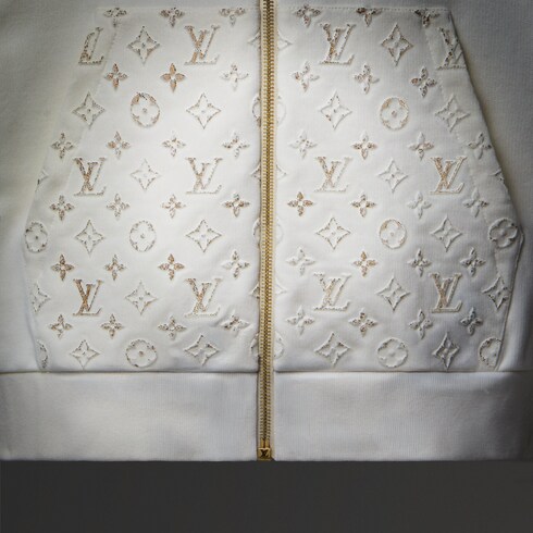 Reflective Zippered Hoodie in Men's Ready-to-Wear Knitwear and Sweatshirts collections by Louis Vuitton