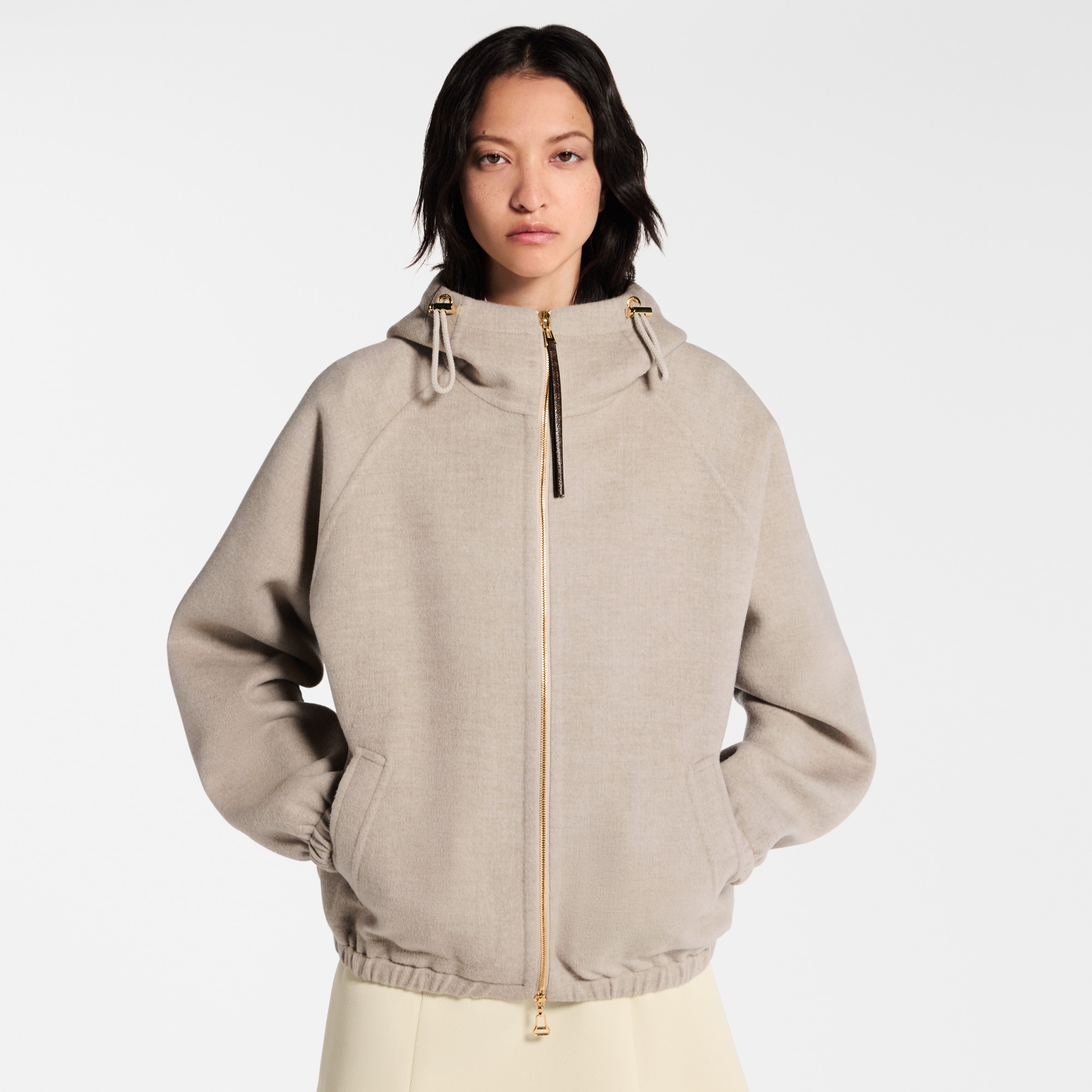 Reversible Double Face Zip-Up Jacket  in Women