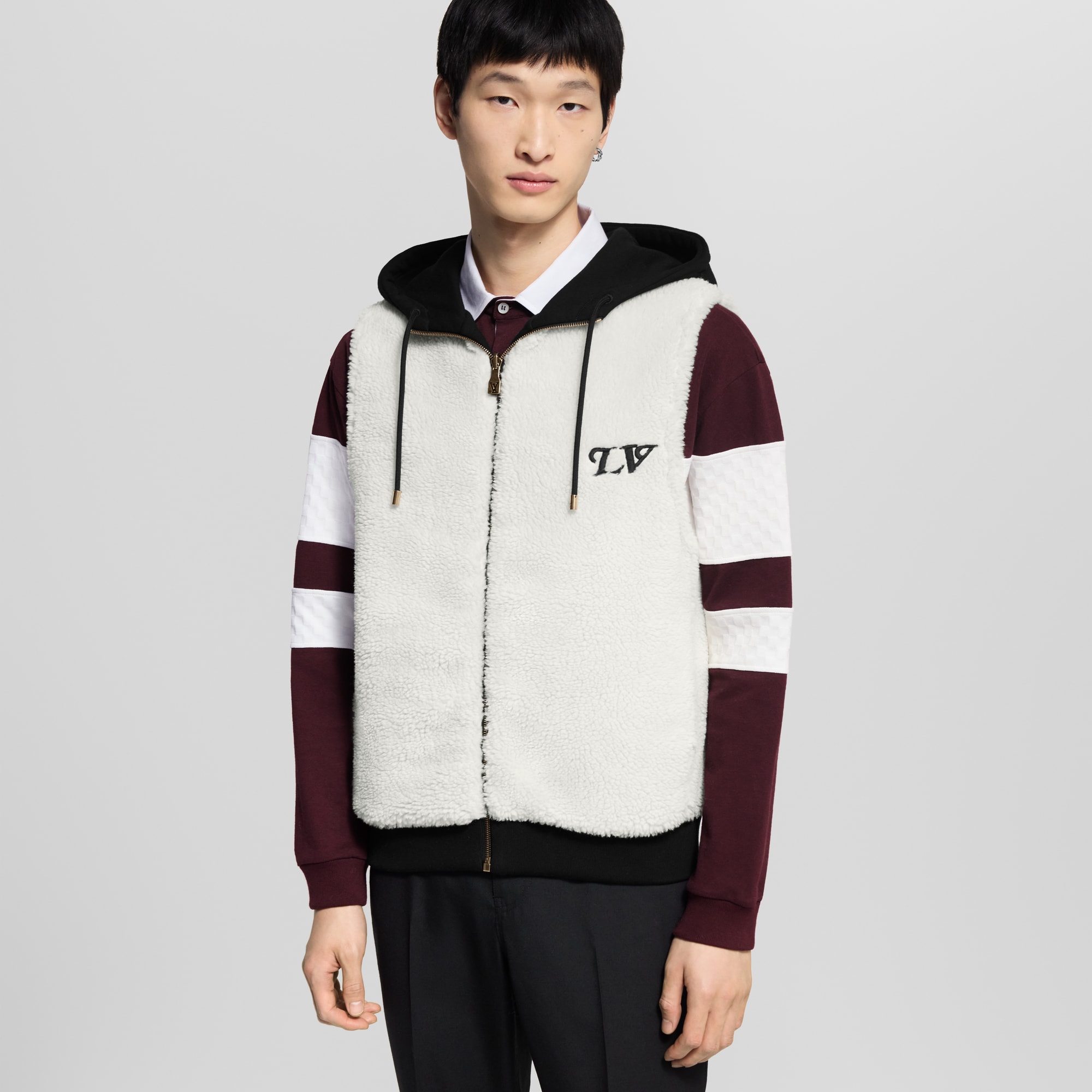 Reversible Fleece Gilet  in Men