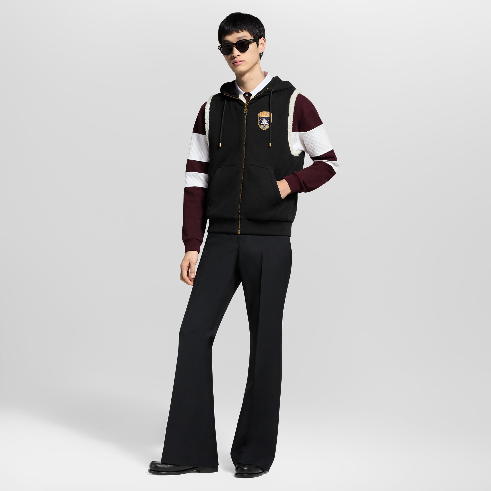 Reversible Fleece Gilet  in Men