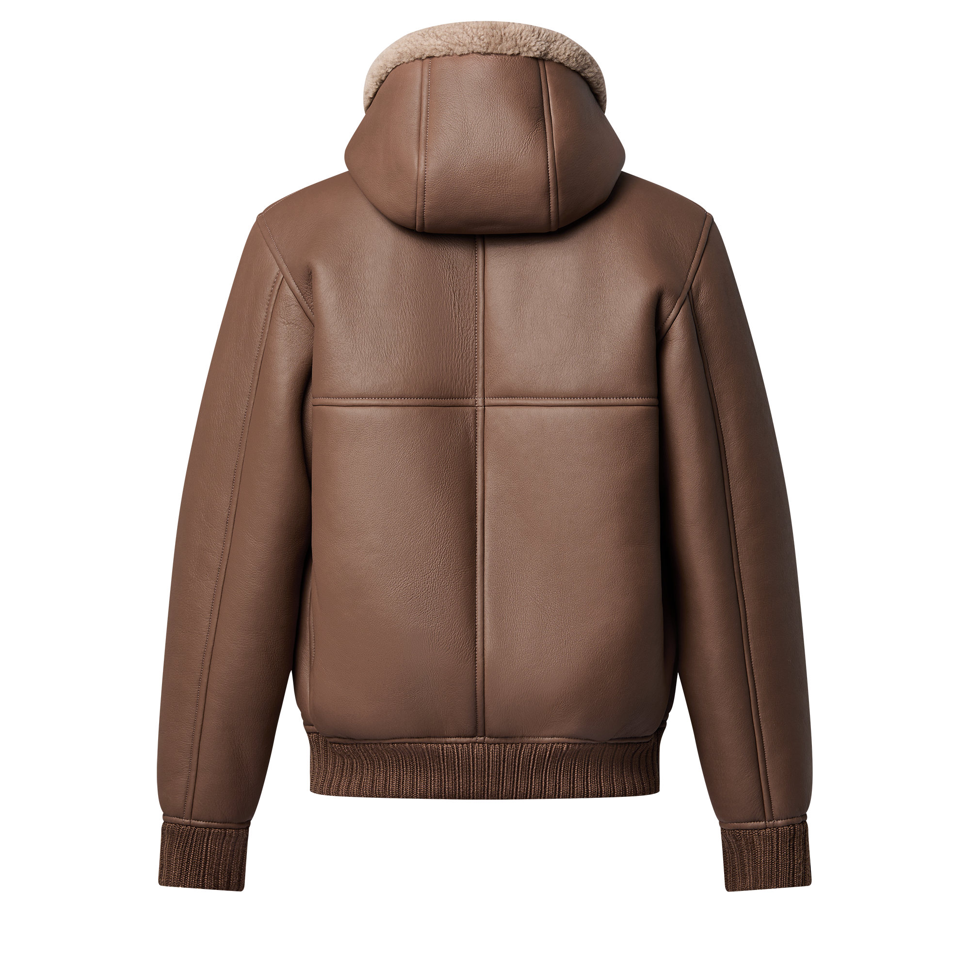 Reversible Hooded Shearling Blouson  in Men