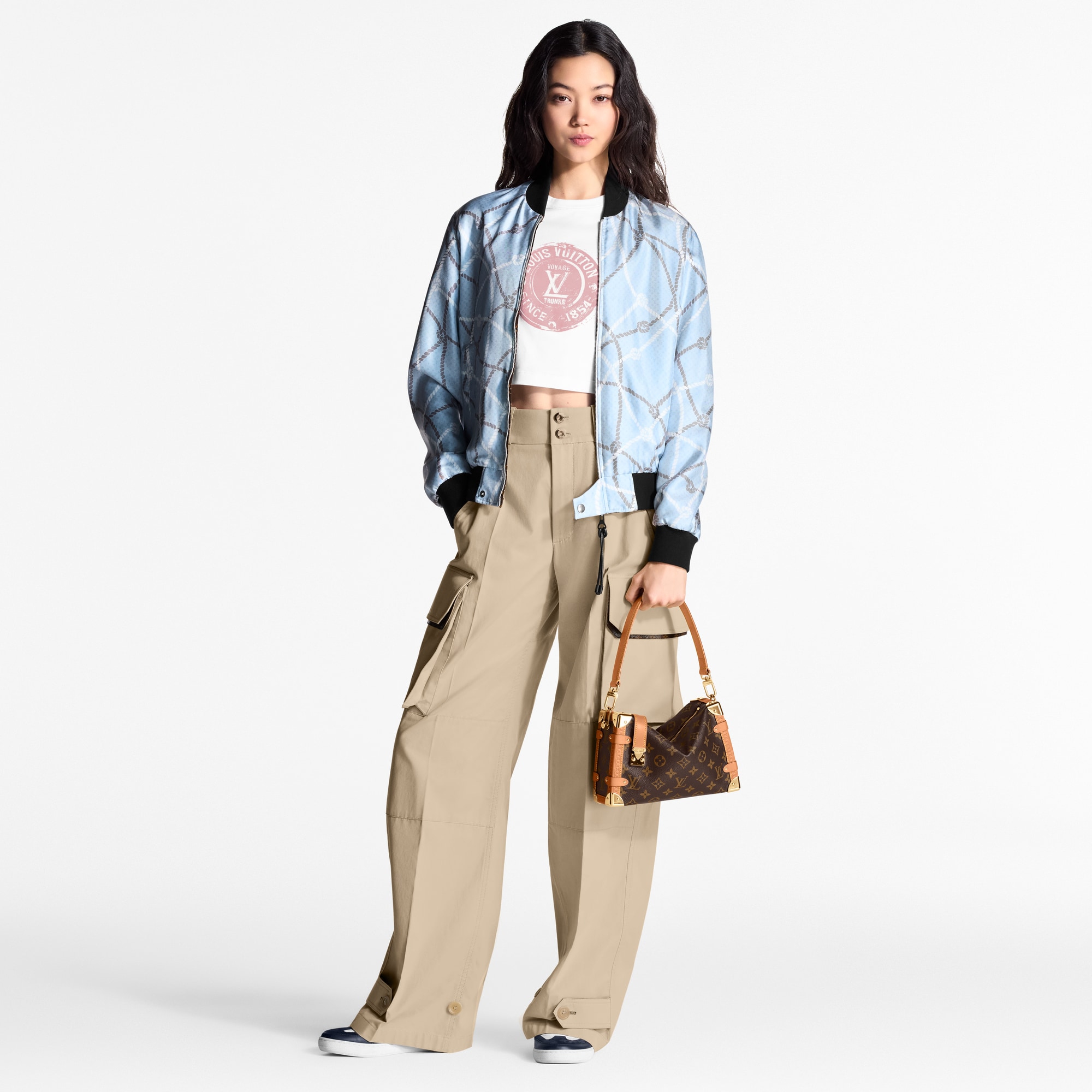 Reversible Rope Bomber Jacket   in Women