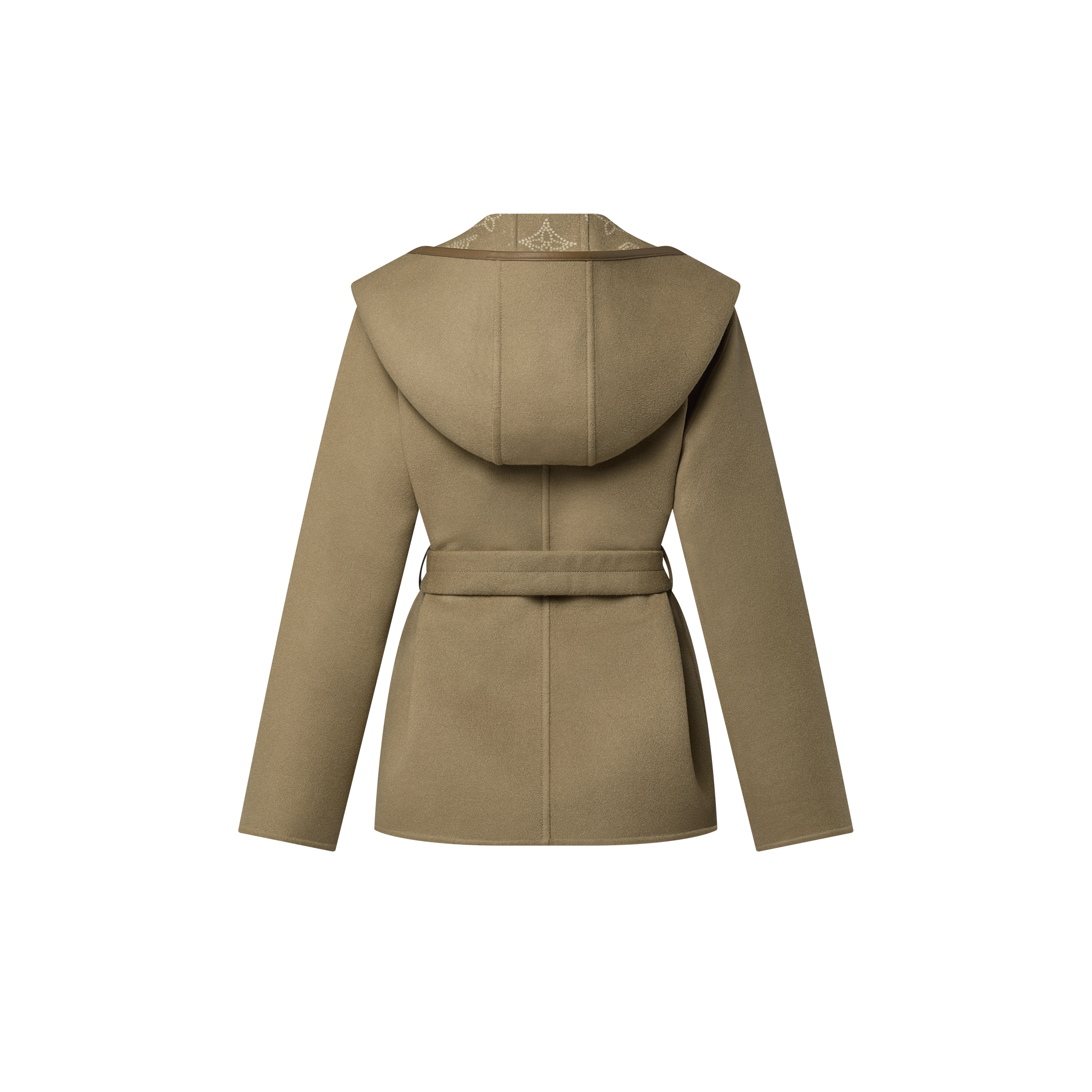 louis vuitton coat brown