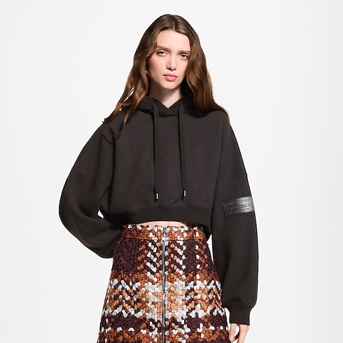 Ribbed Accent Hoodie in Women's Ready-to-Wear T-shirts and Sweatshirts collections by Louis Vuitton (Product zoom)