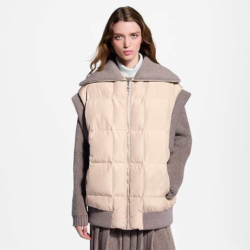 Ribbed Hem Quilted Gilet in Women's Ready-to-Wear Coats and Jackets collections by Louis Vuitton (Product zoom)