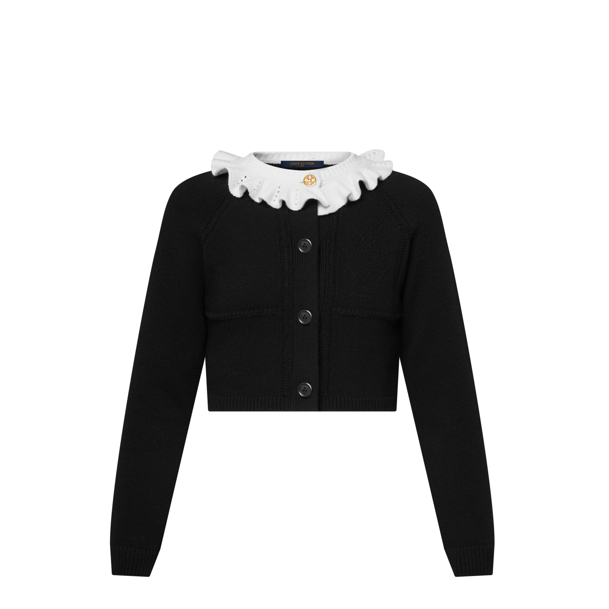 Ruffle Collar Cardigan  in Women