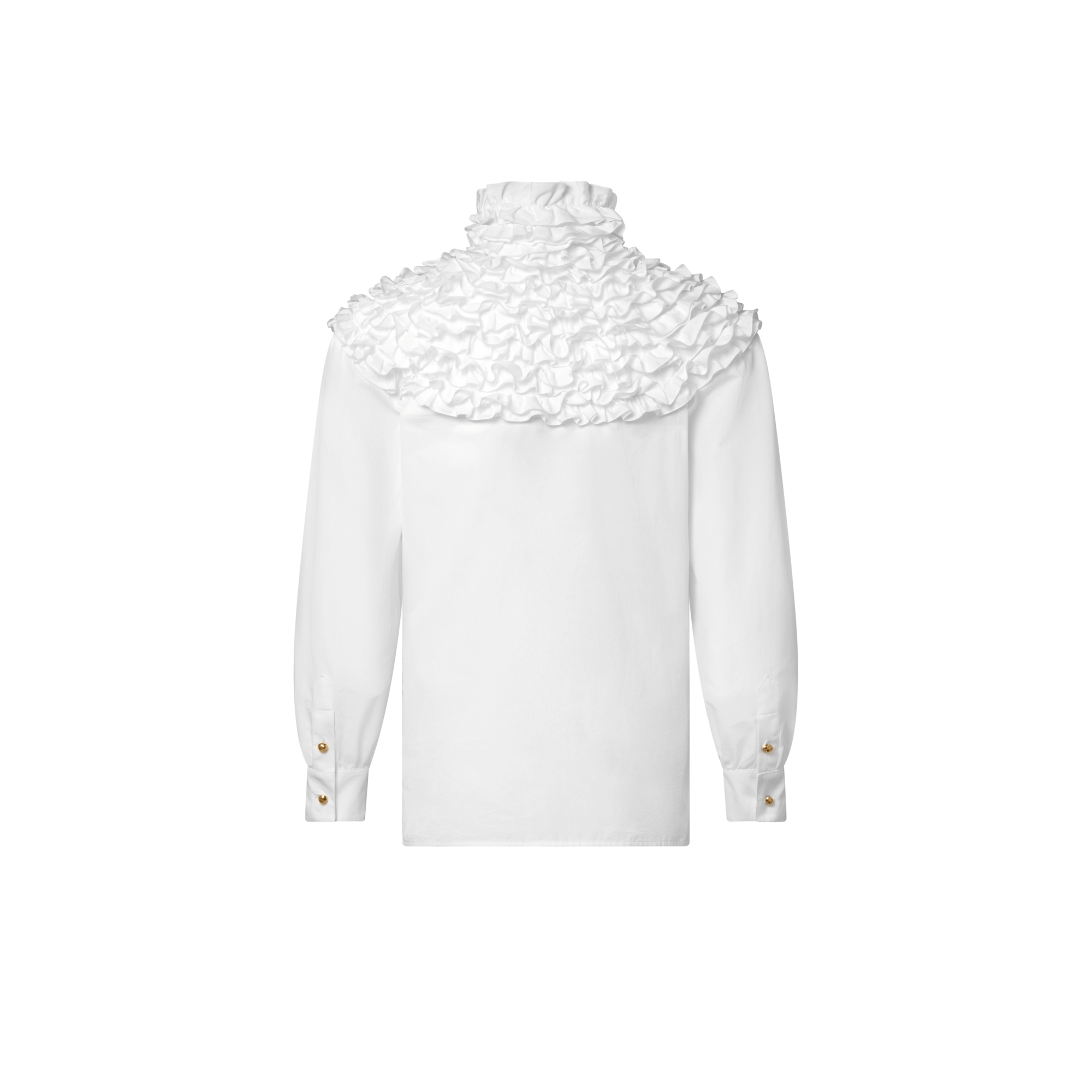 Ruffle Neck Shirt  in Women