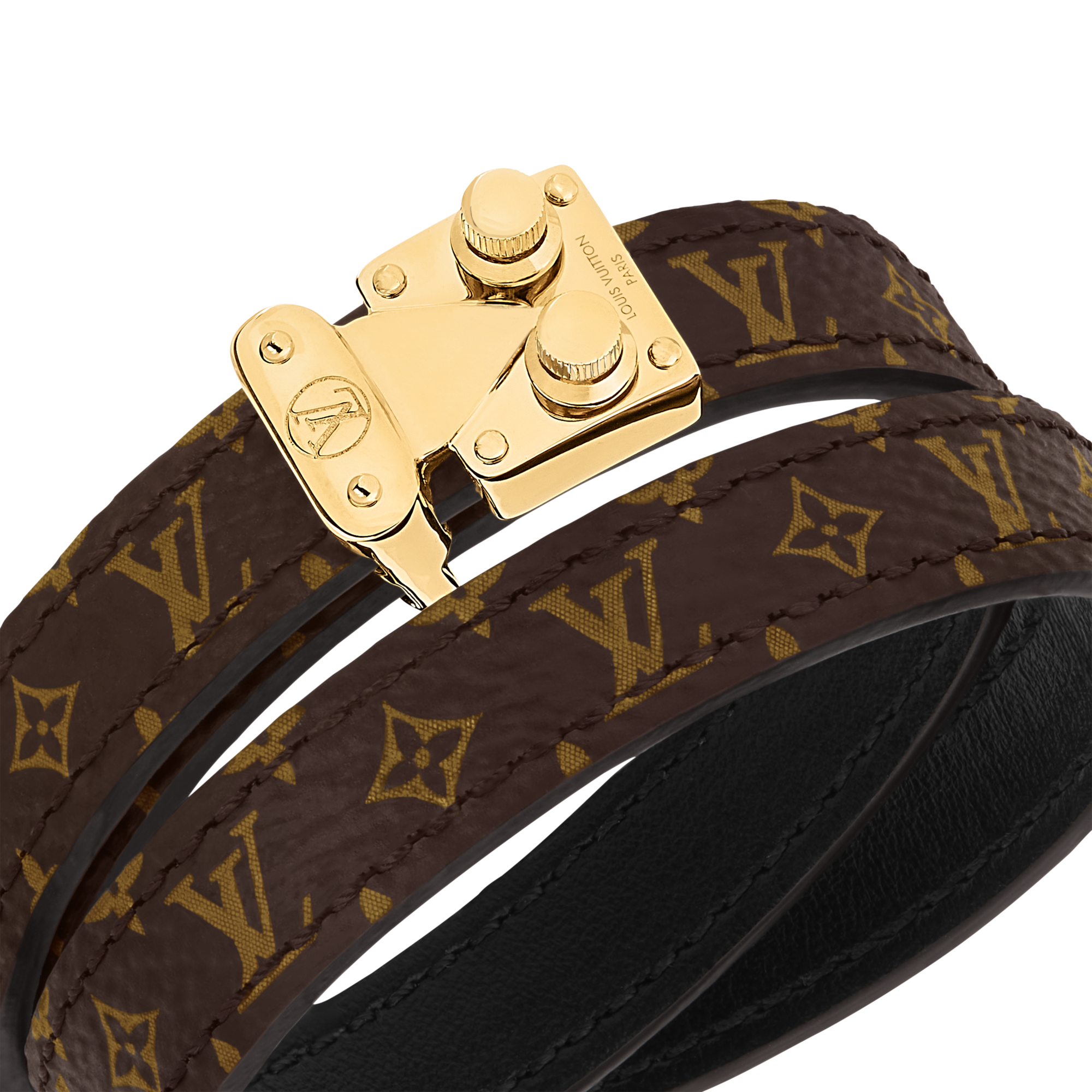 S-Lock Double Tour Bracelet Other Leathers in Women