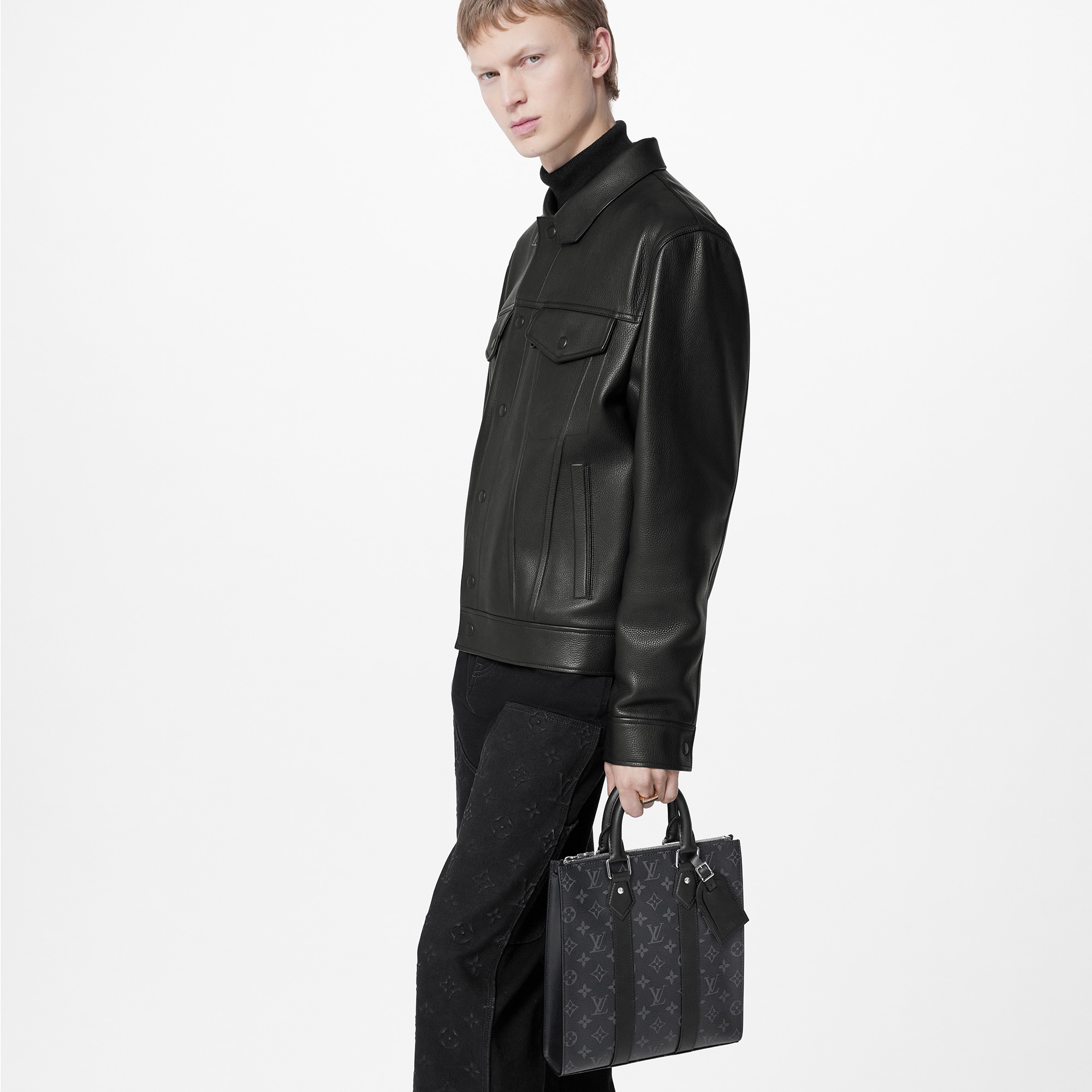 Sac Plat Cross Monogram Eclipse in Men