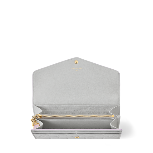 Sarah Wallet Monogram Empreinte Leather in Women's Wallets and Small Leather Goods Compact and Long Wallets collections by Louis Vuitton (Product zoom)