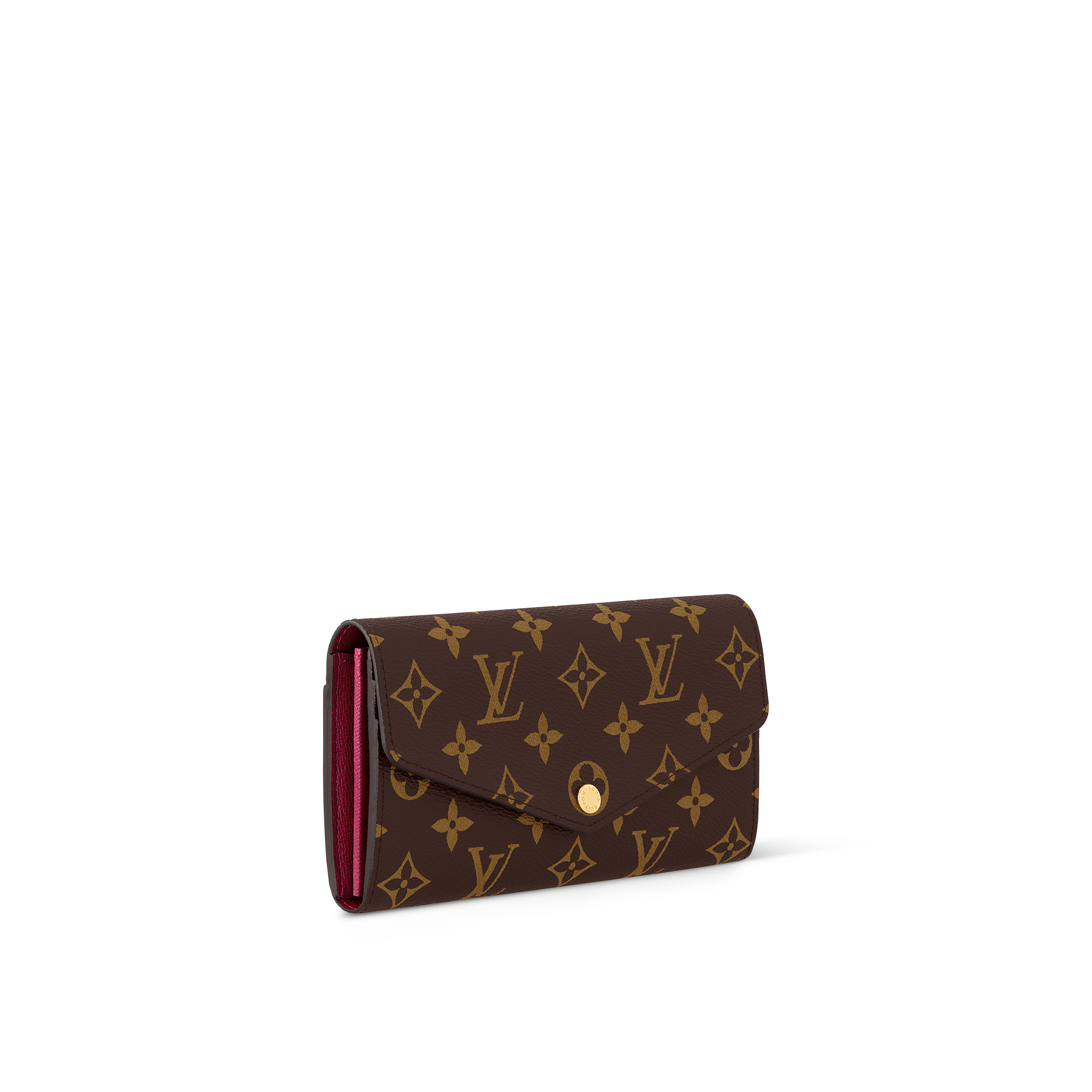 Sarah Wallet Monogram Canvas in Women