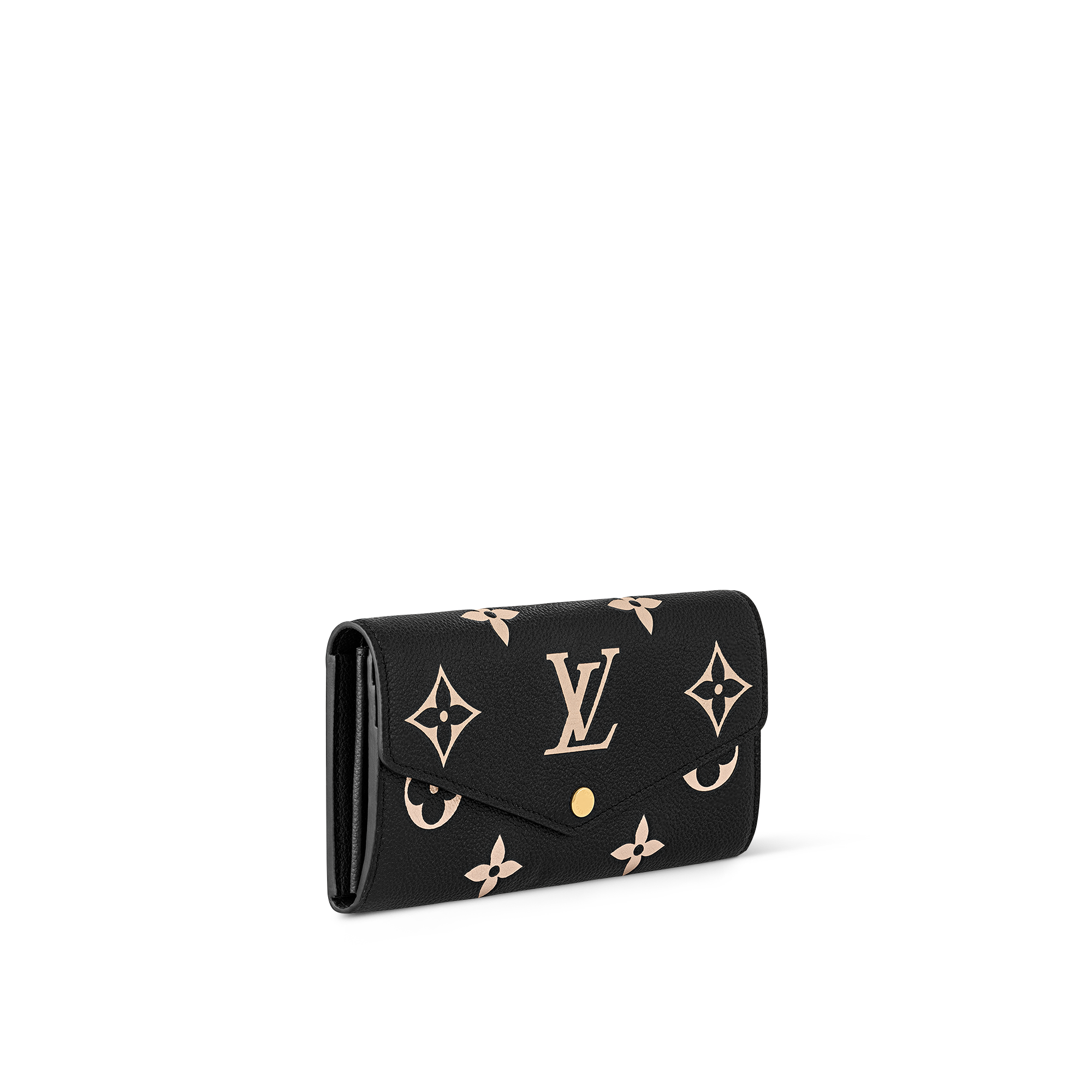 Sarah Wallet Bicolor Monogram Empreinte Leather in Women