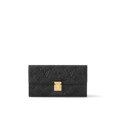 Sarah Wallet Monogram Empreinte Leather in Women's Wallets and Small Leather Goods Long Wallets collections by Louis Vuitton (Product zoom)