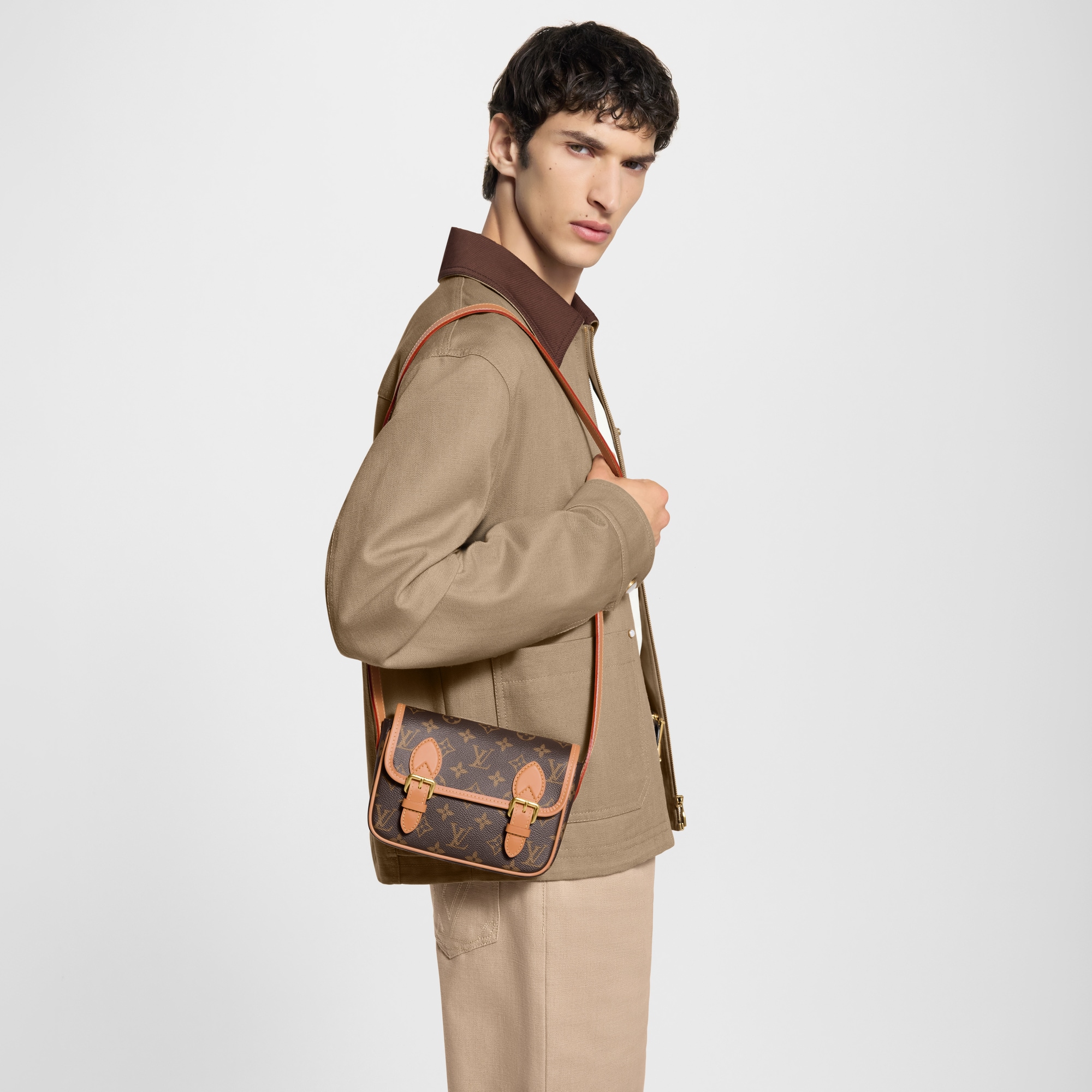 Satchel Wearable Wallet Monogram Archive in Men