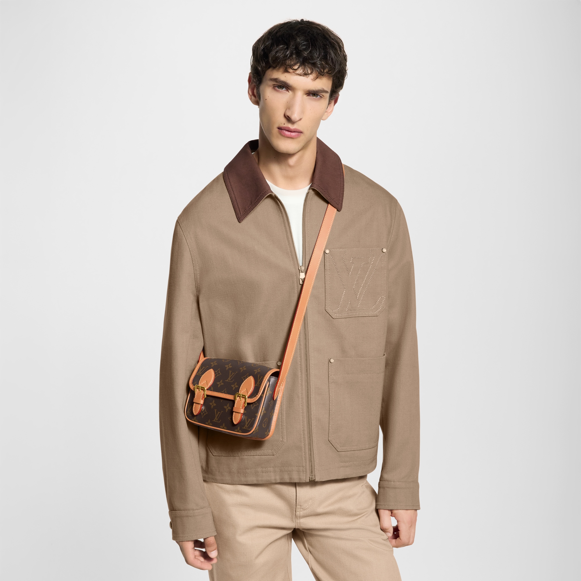 Satchel Wearable Wallet Monogram Archive in Men