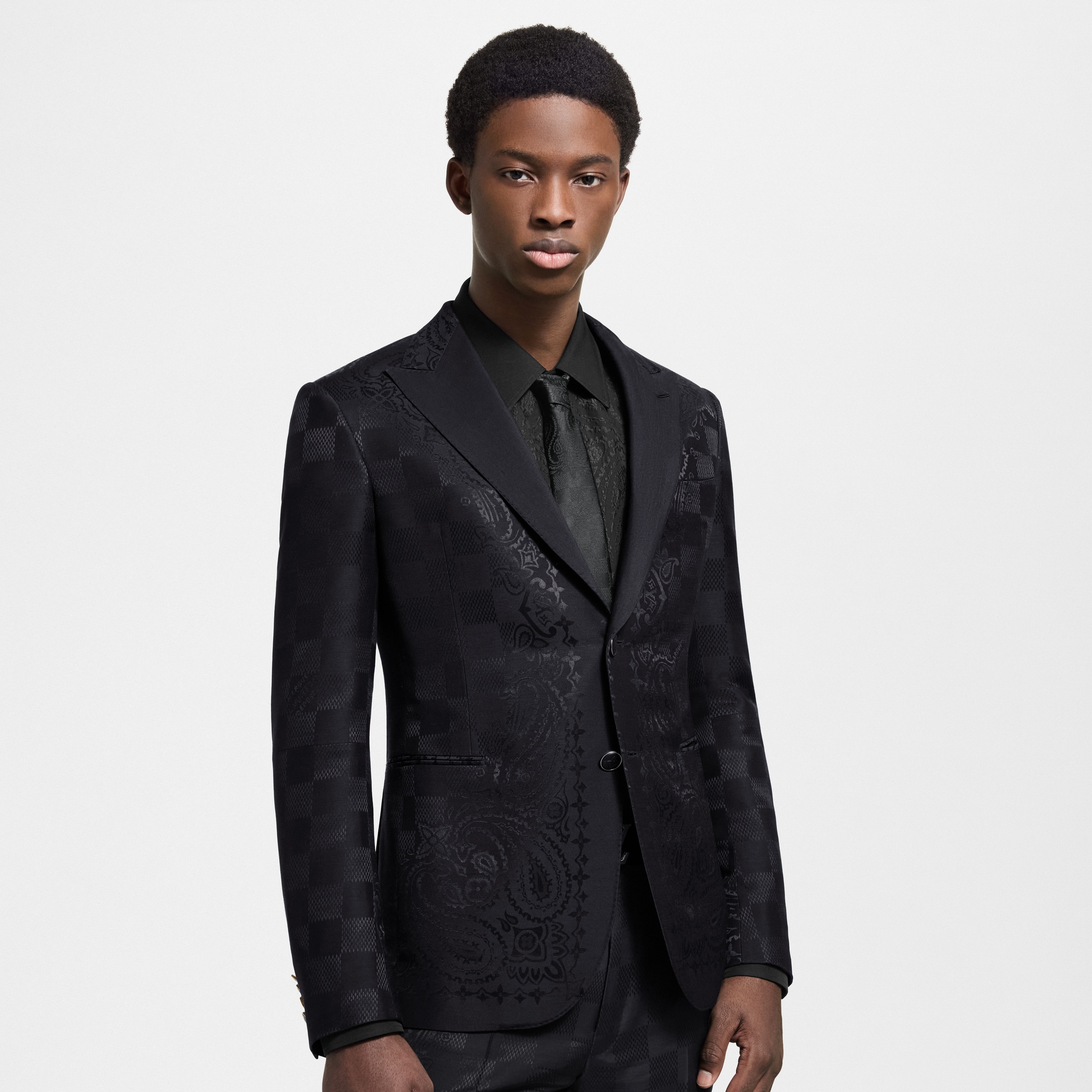 Satin Pont Neuf Single-Breasted Evening Jacket  in Men