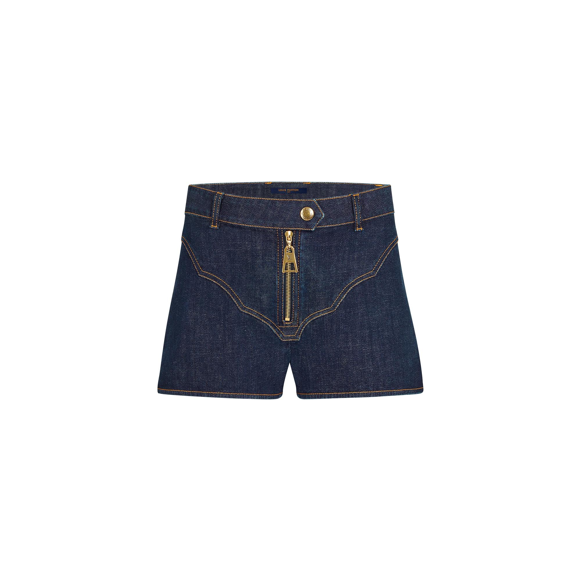 louis vuitton jean shorts