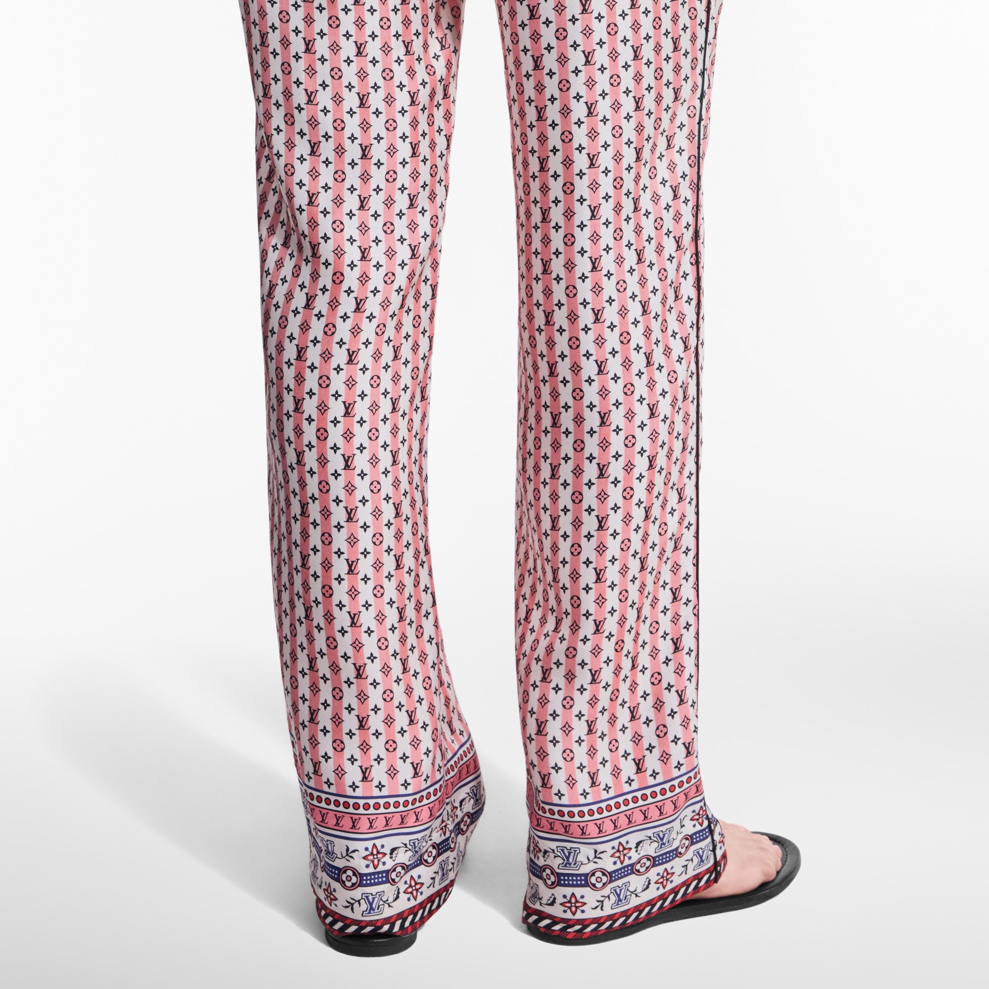 Scarf Print Pajama Pants  in Women