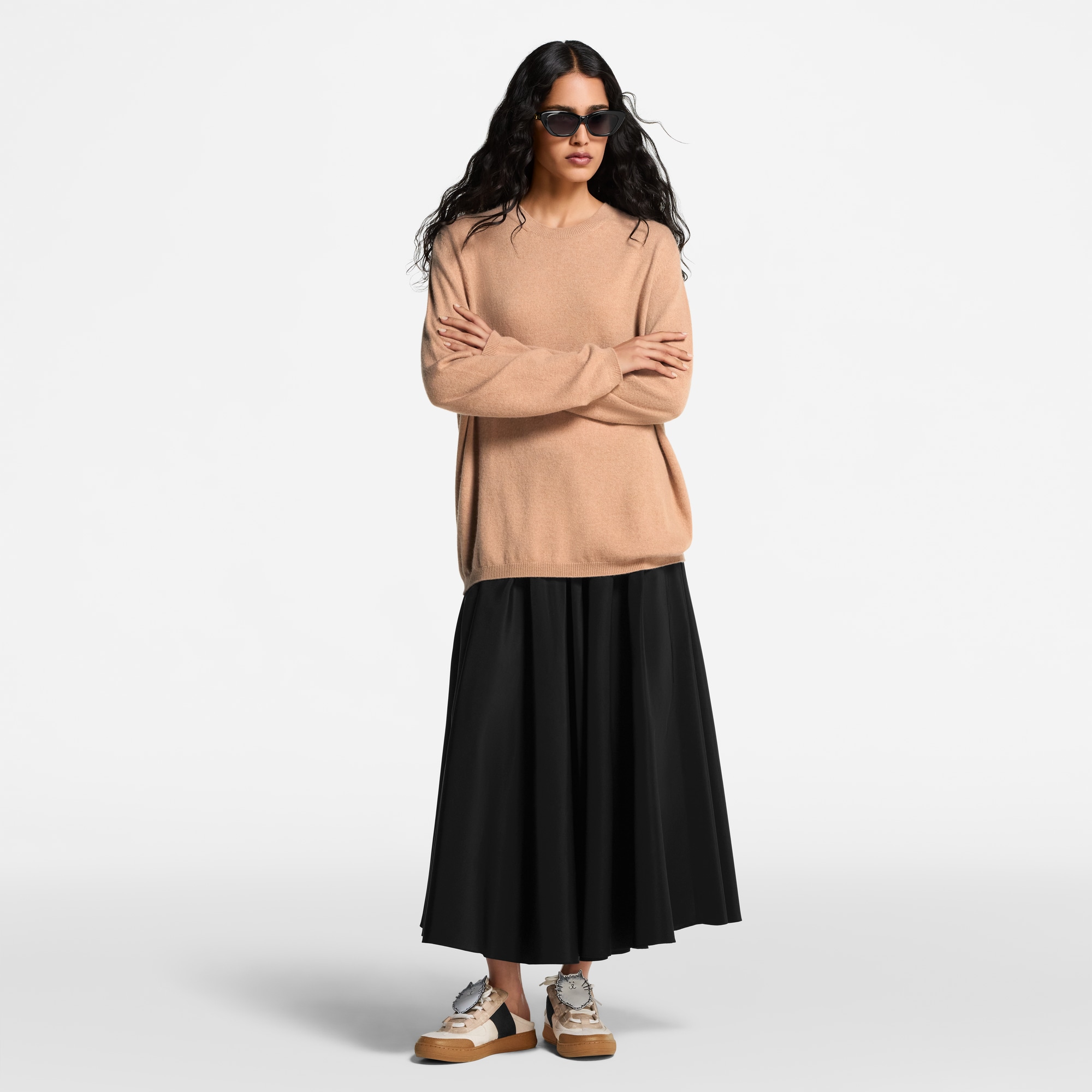 Seamless Cashmere Pullover  in Women