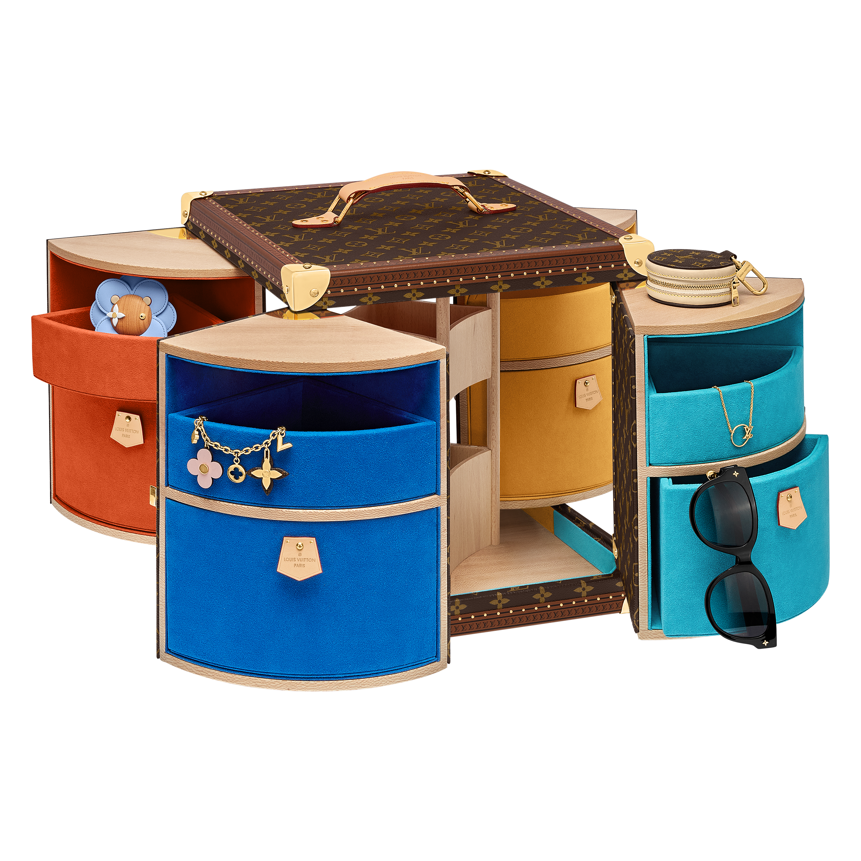 Secret Box Monogram Canvas in Trunks, Travel and Home