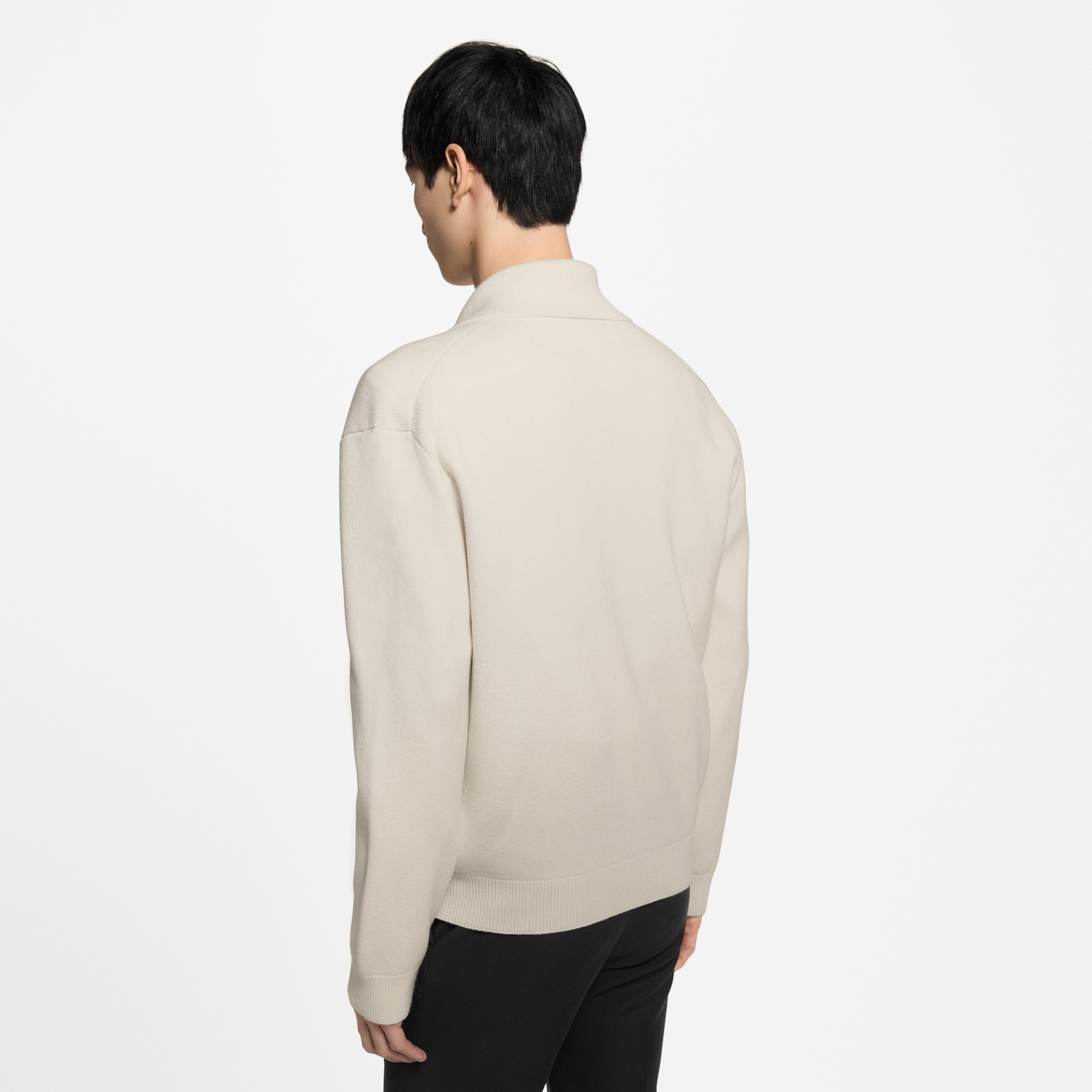 Shawl Collar Knit Jacket  in Men