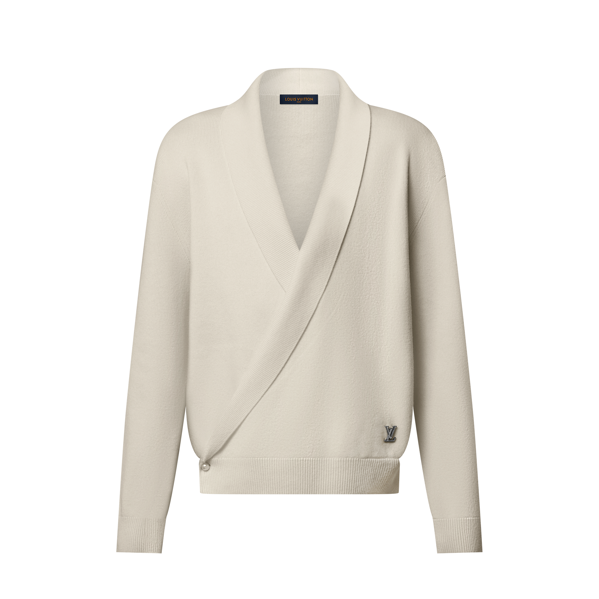 Shawl Collar Knit Jacket  in Men