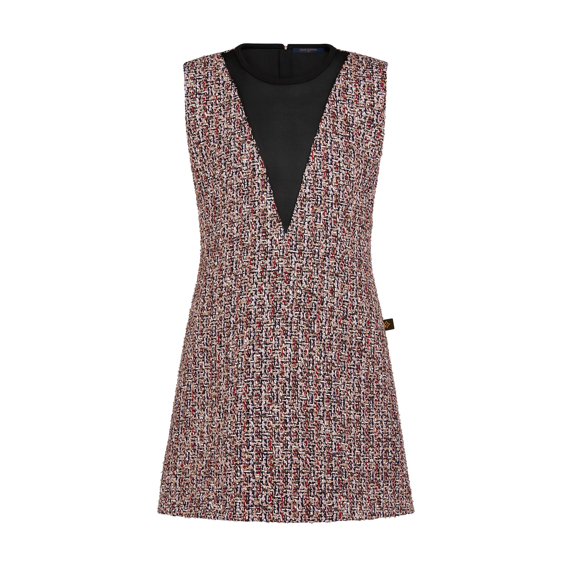 tweed mini dress