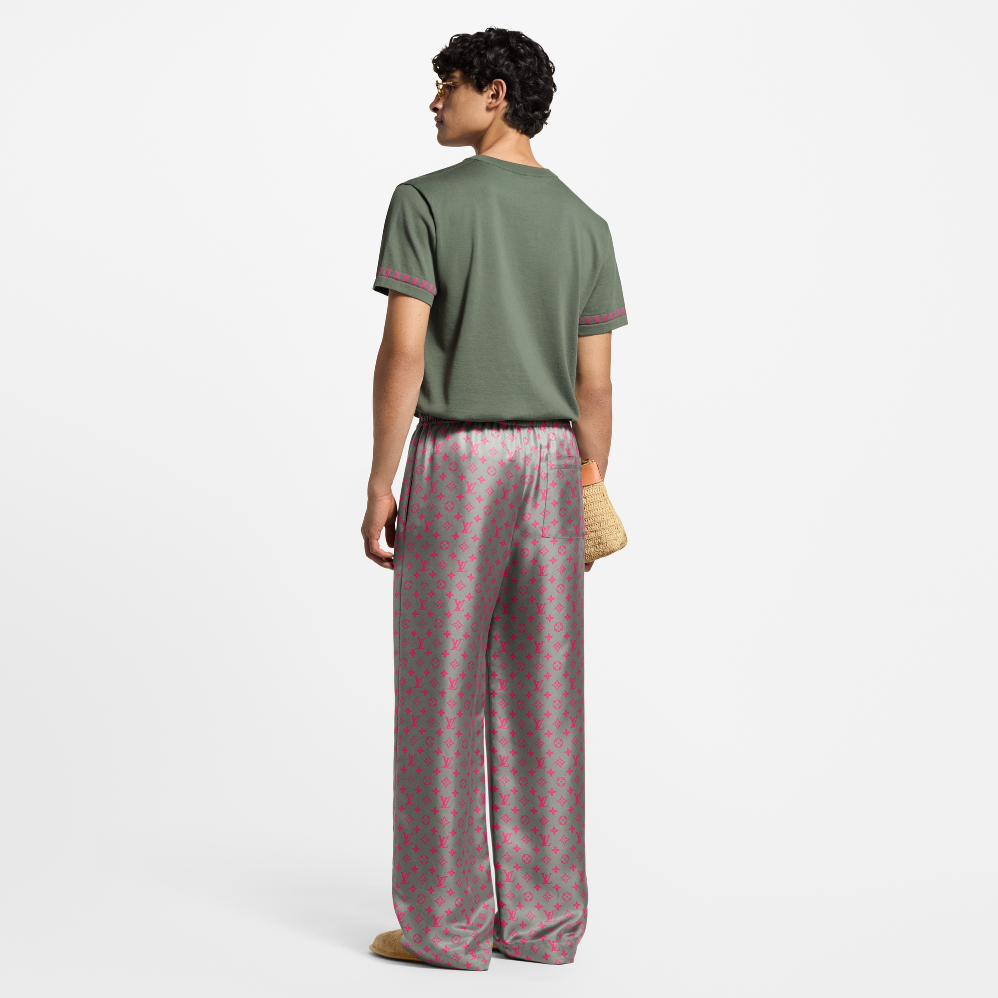 Short-Sleeved Signature Crewneck  in Men