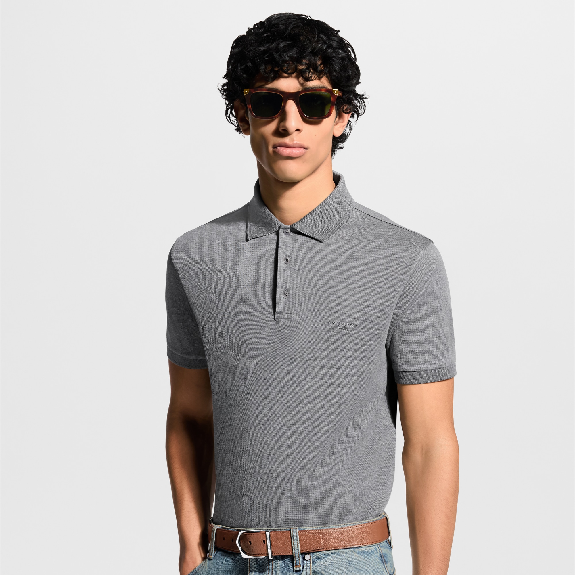 Short-Sleeved Signature Polo Shirt - Ready-to-Wear | LOUIS VUITTON