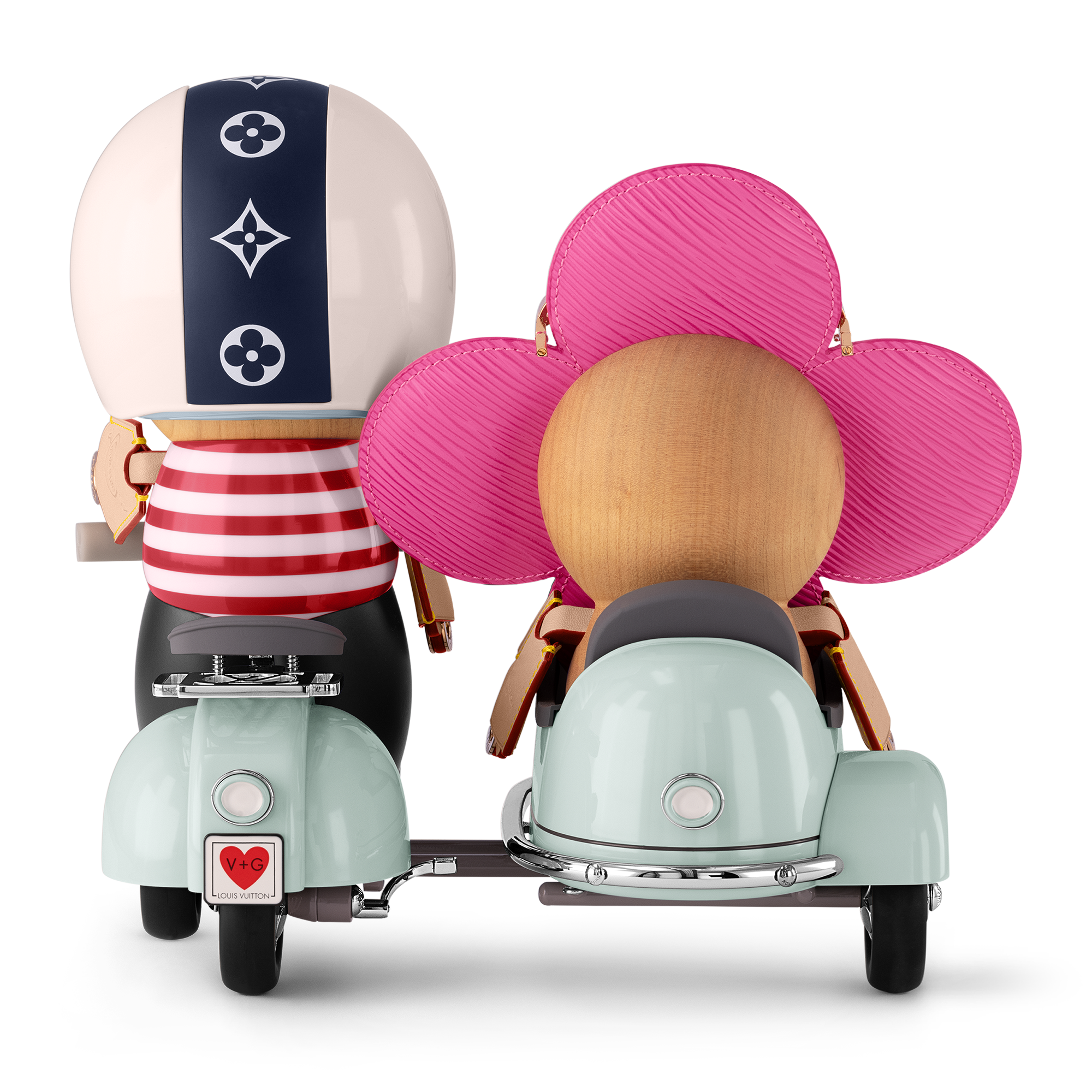 Side Car Vivienne & Gaston Epi Leather in Trunks, Travel and Home