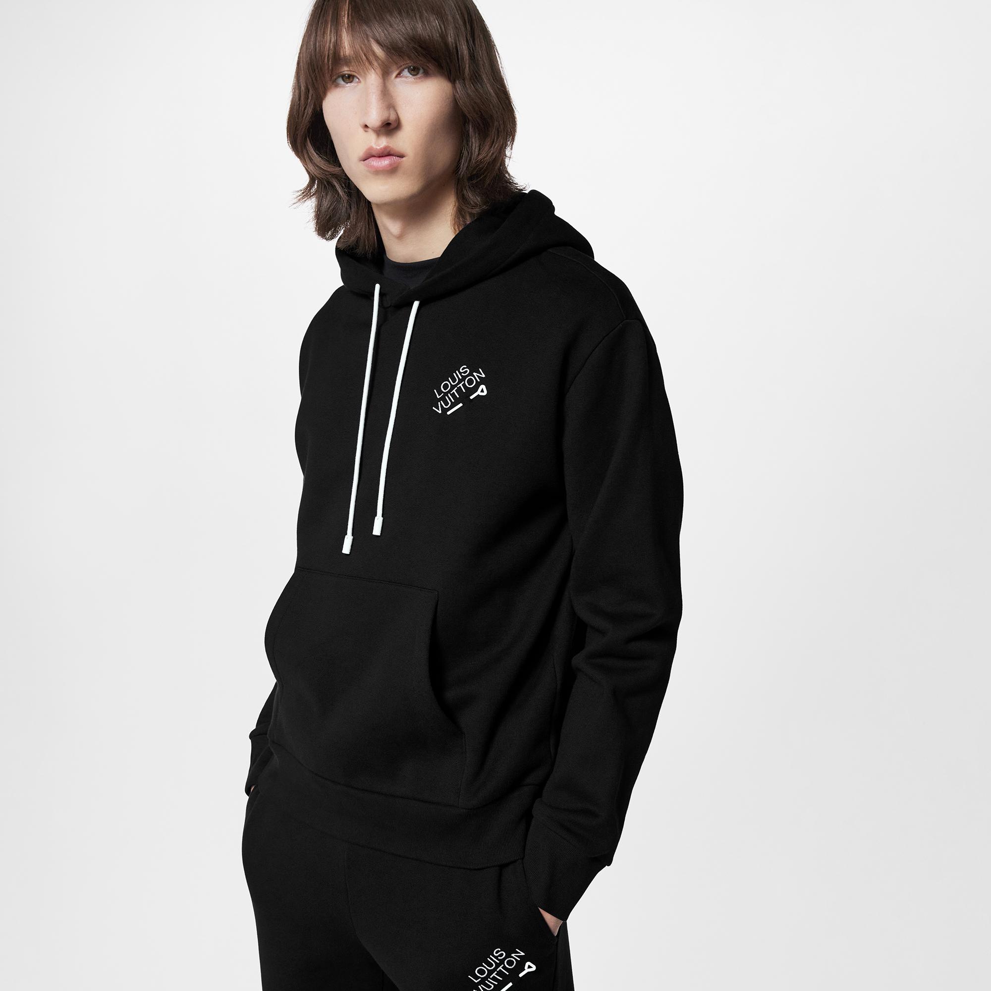 Signature Hoodie With Embroidery  in Men