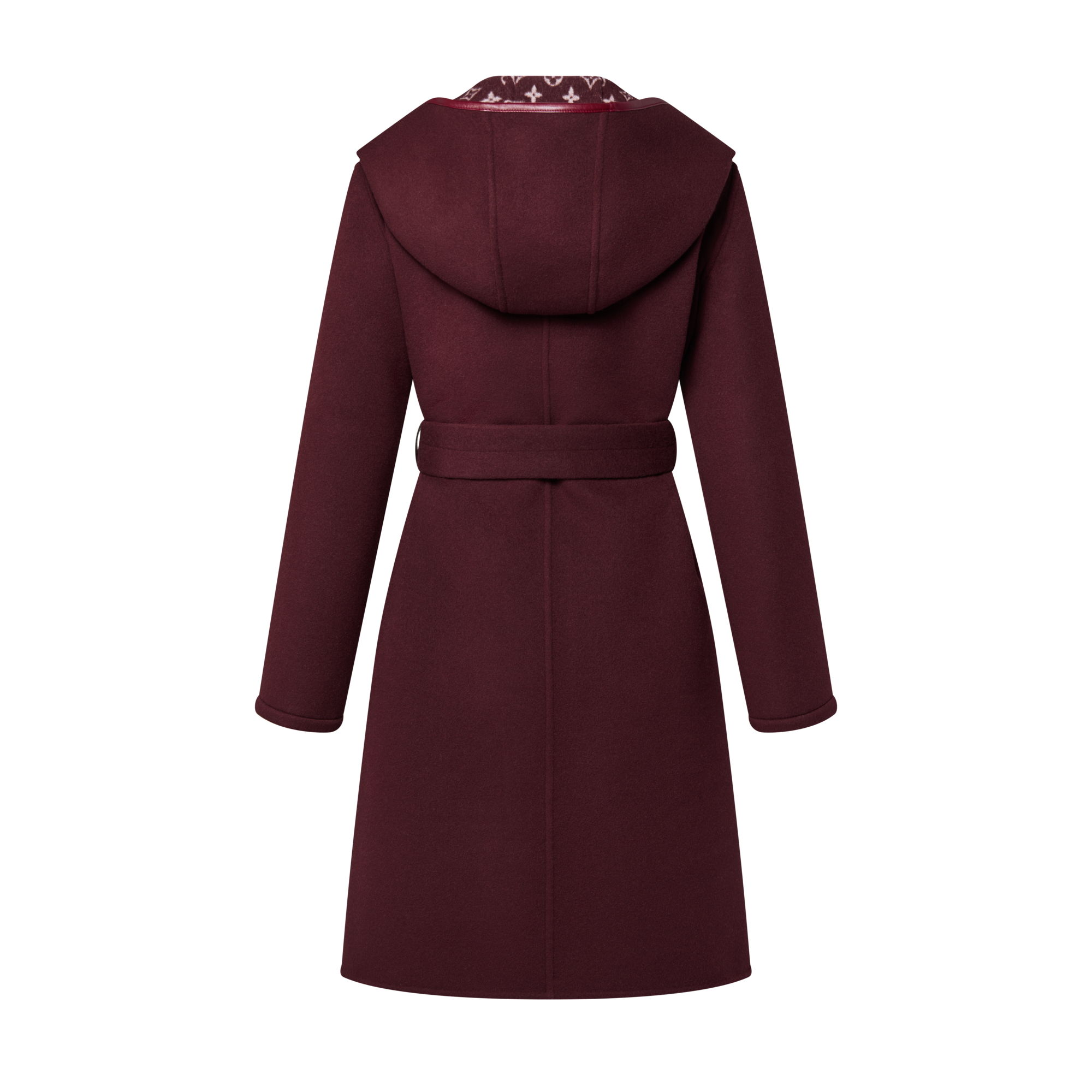 Signature Long Hooded Wrap Coat  in Women
