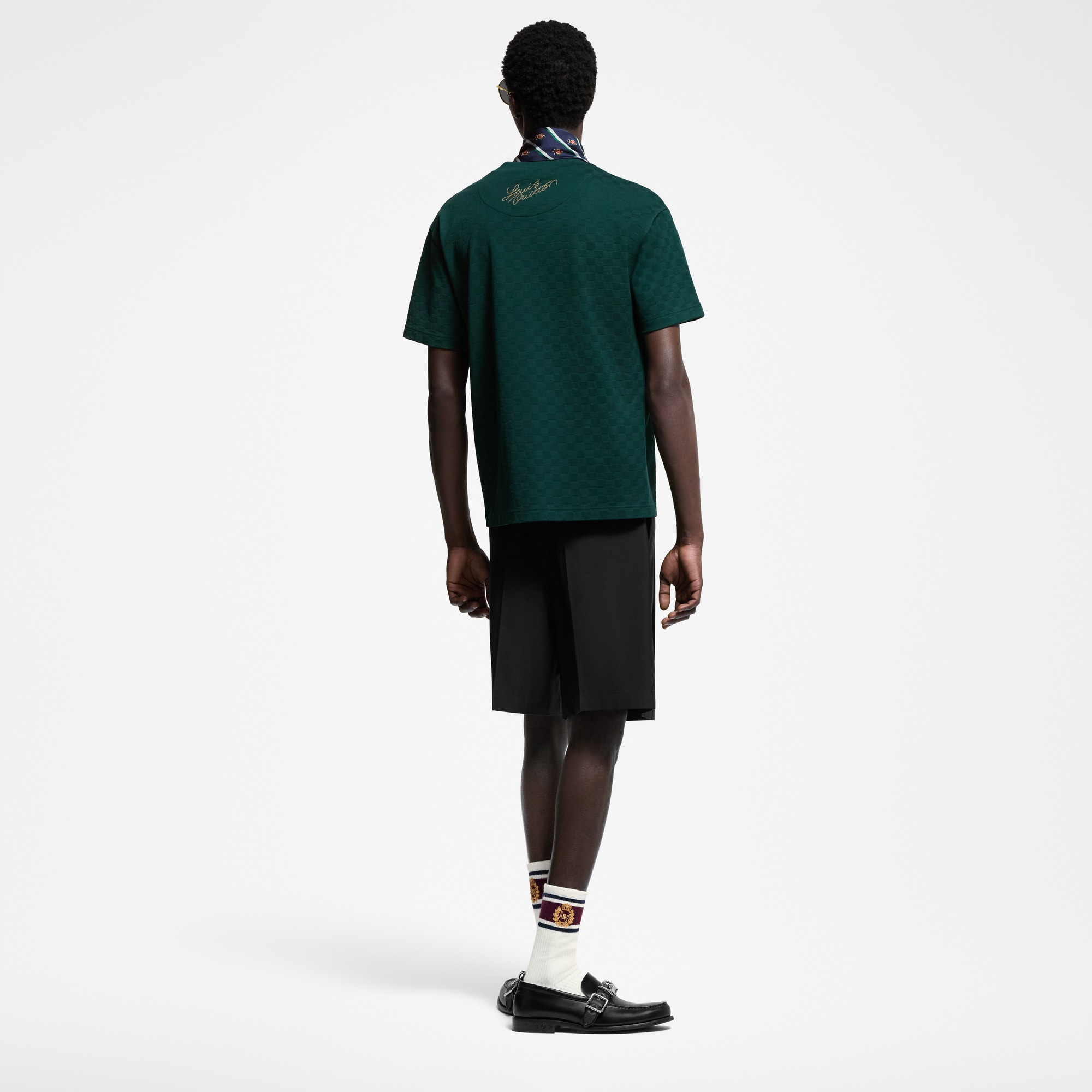 Signature Patch Cotton T-Shirt  in Men