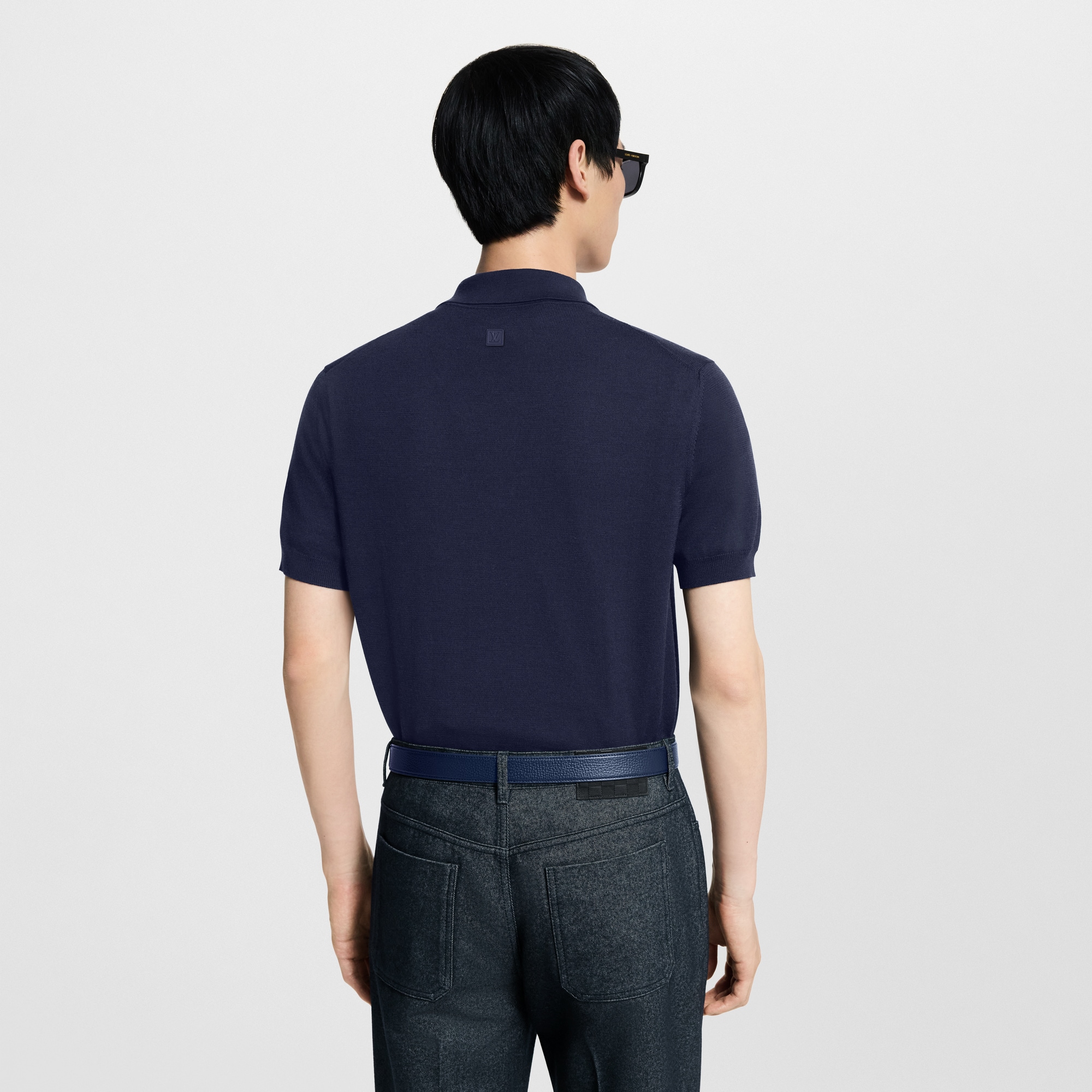Signature Silk-Blend Short-Sleeved  Polo Shirt  in Men
