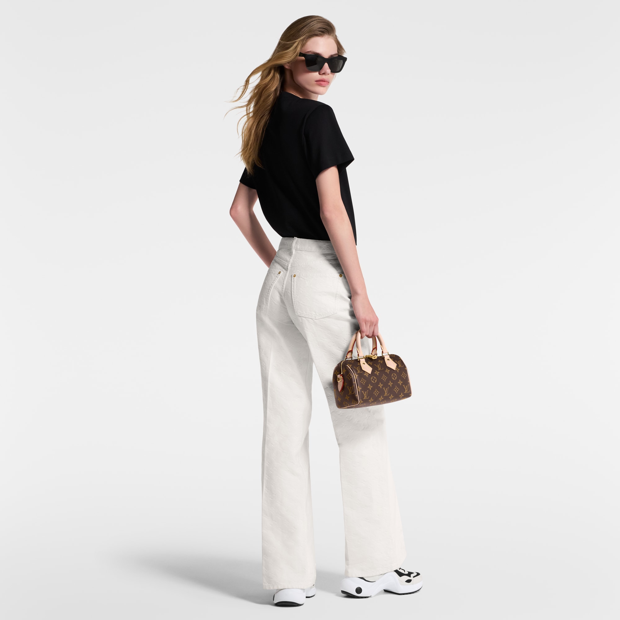 Signature Zipper Detail T-Shirt  in Women